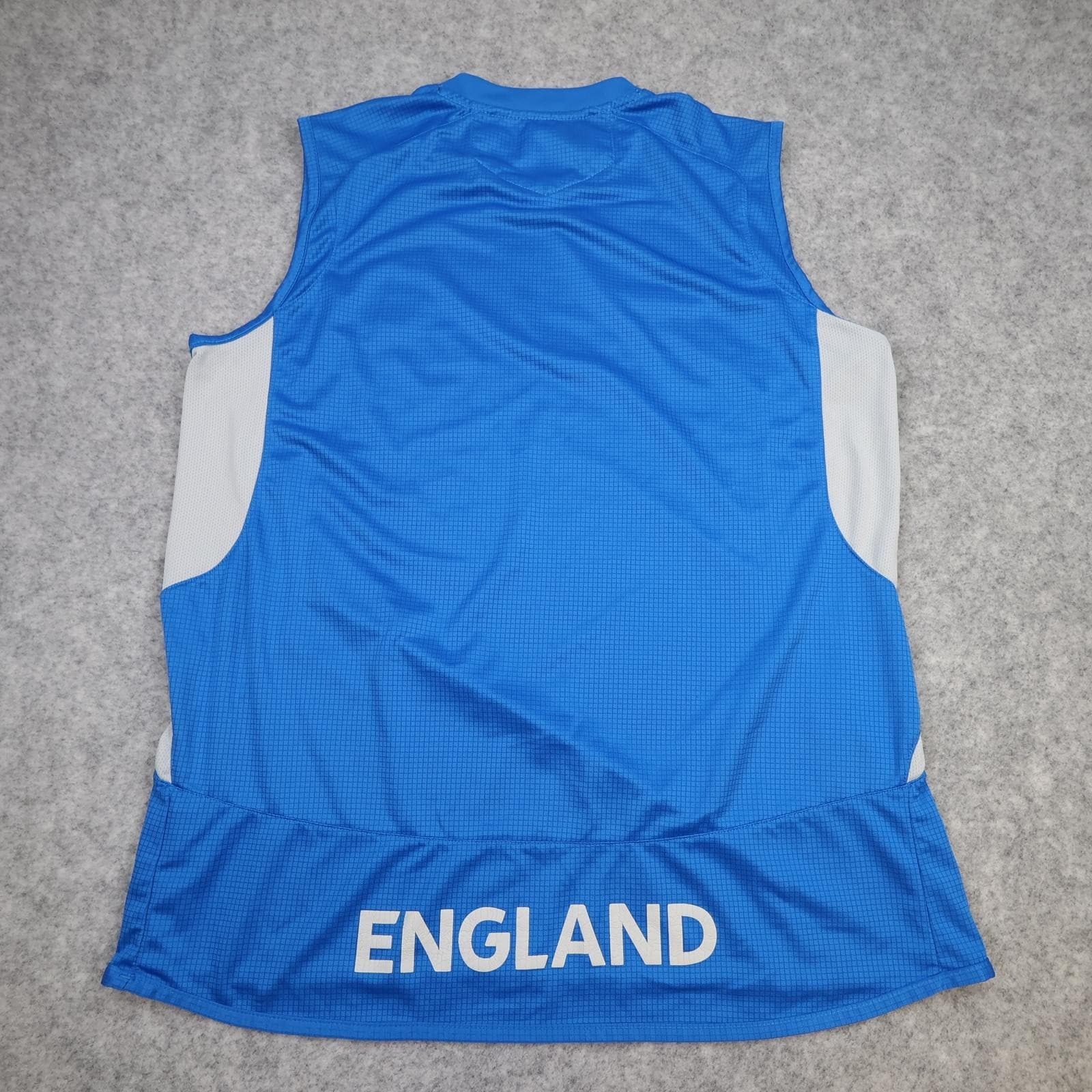 England Training Shirt Mens XL Blue Vest 2005 2006 Football Umbro Soccer Jersey photo 2
