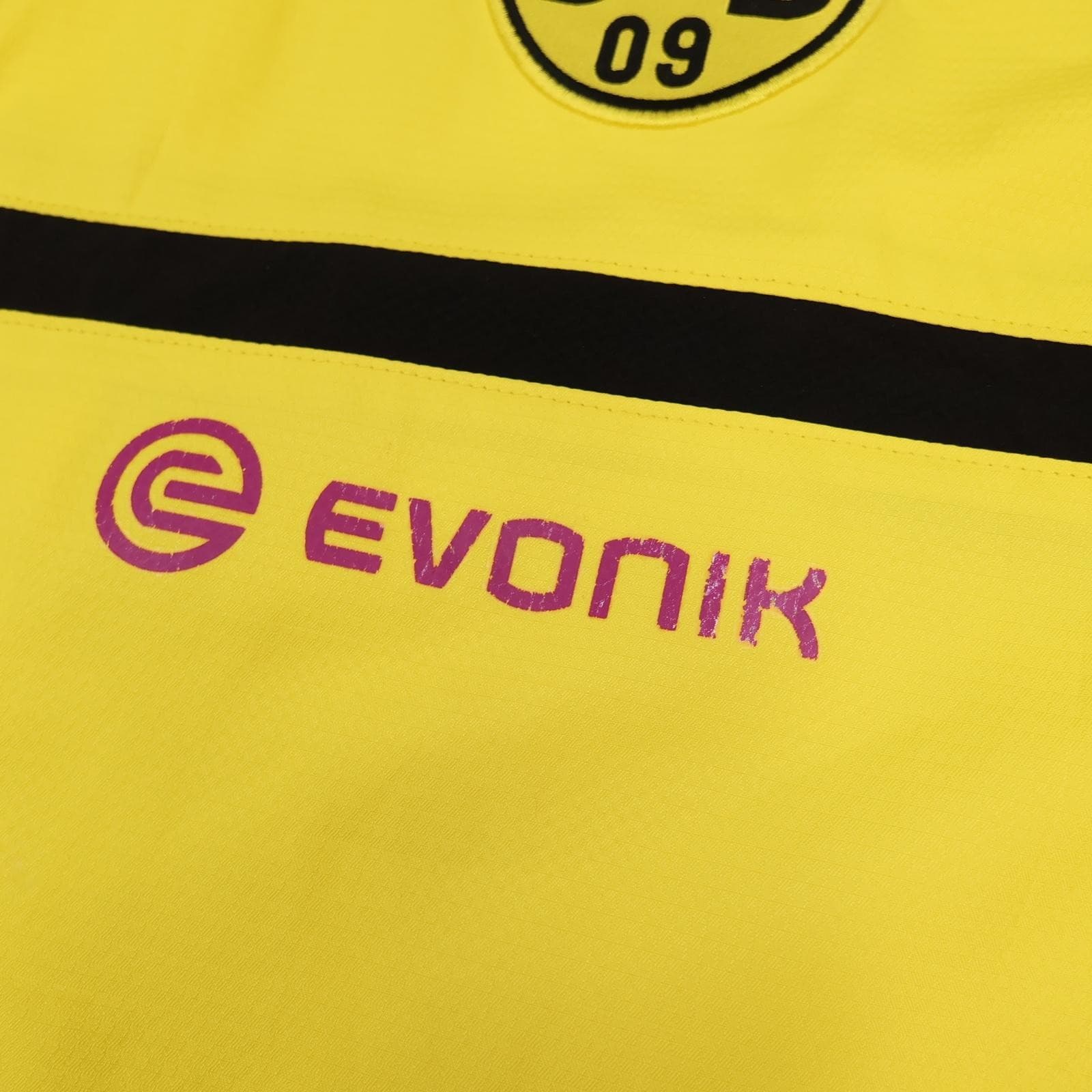 Borussia Dortmund Jacket Mens 2XL Yellow Football Puma Evonik Training photo 4
