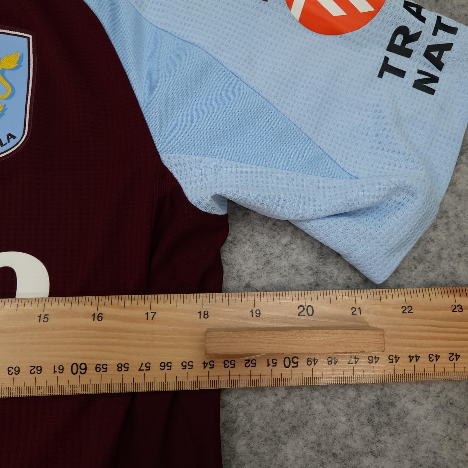 Aston Villa Shirt Mens Medium Red Home 2024 2025 Authentic Football Adidas UCL photo 13