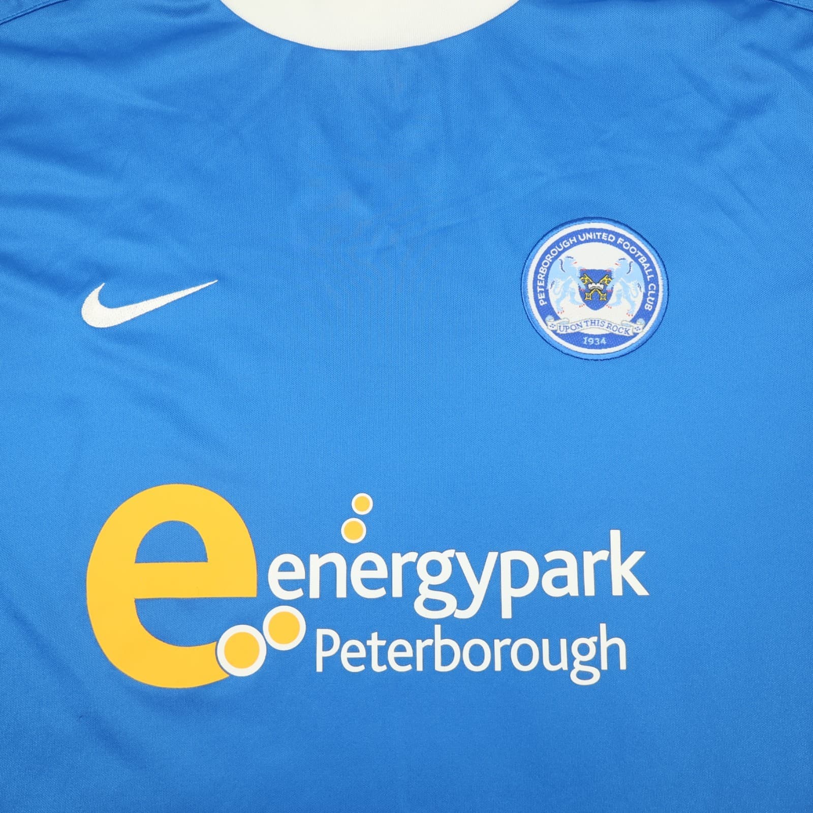 Peterborough United Shirt 2XL Blue Home Kit 2011 2012 Nike Soccer Jersey photo 3