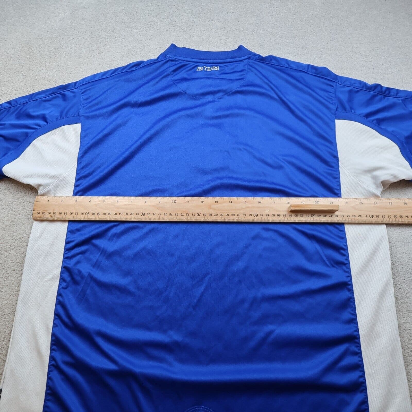 Leicester City Shirt 3XL Blue Home Kit 2009 2010 Joma Jersey 125th Anniversary photo 6
