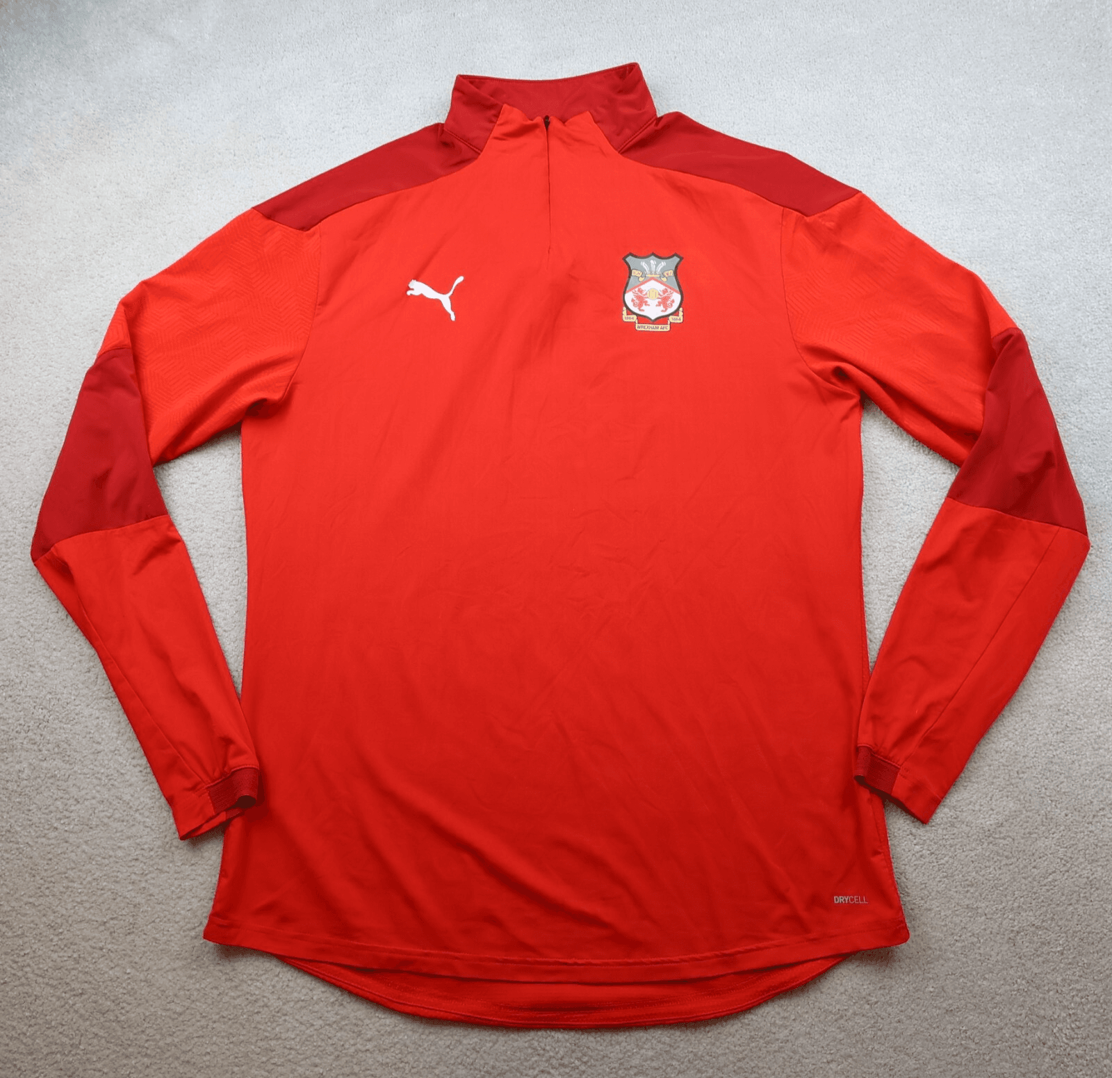 Wrexham Football Shirt Extra Large Training Pullover Sweatshirt Soccer  44"