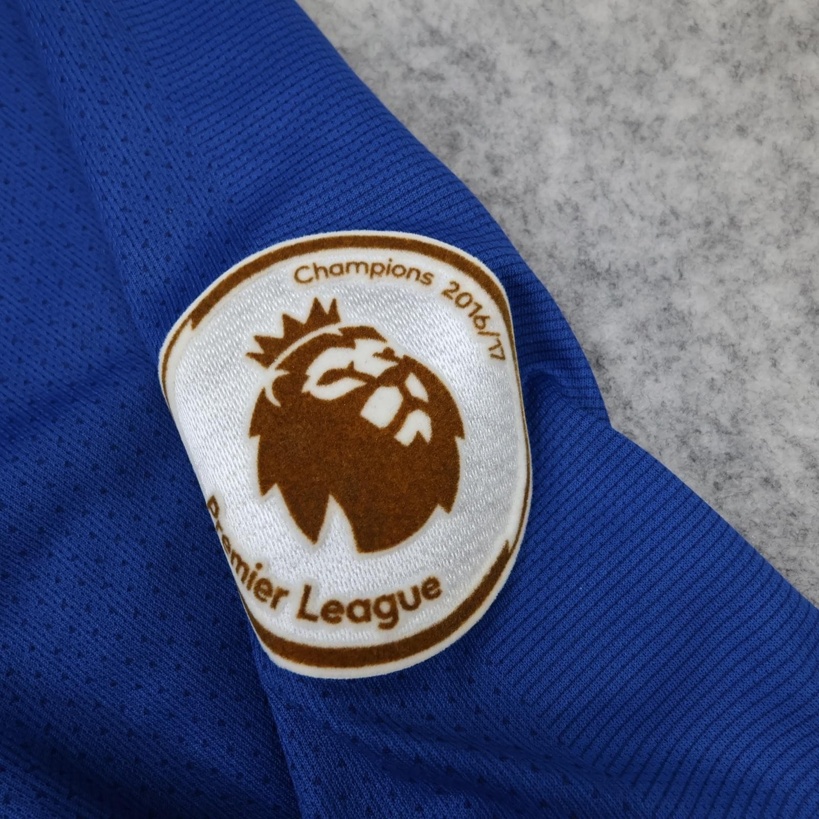 Chelsea Shirt Mens Large Blue Home 2017 2018 Football Nike David Luiz 30 Jersey photo 7