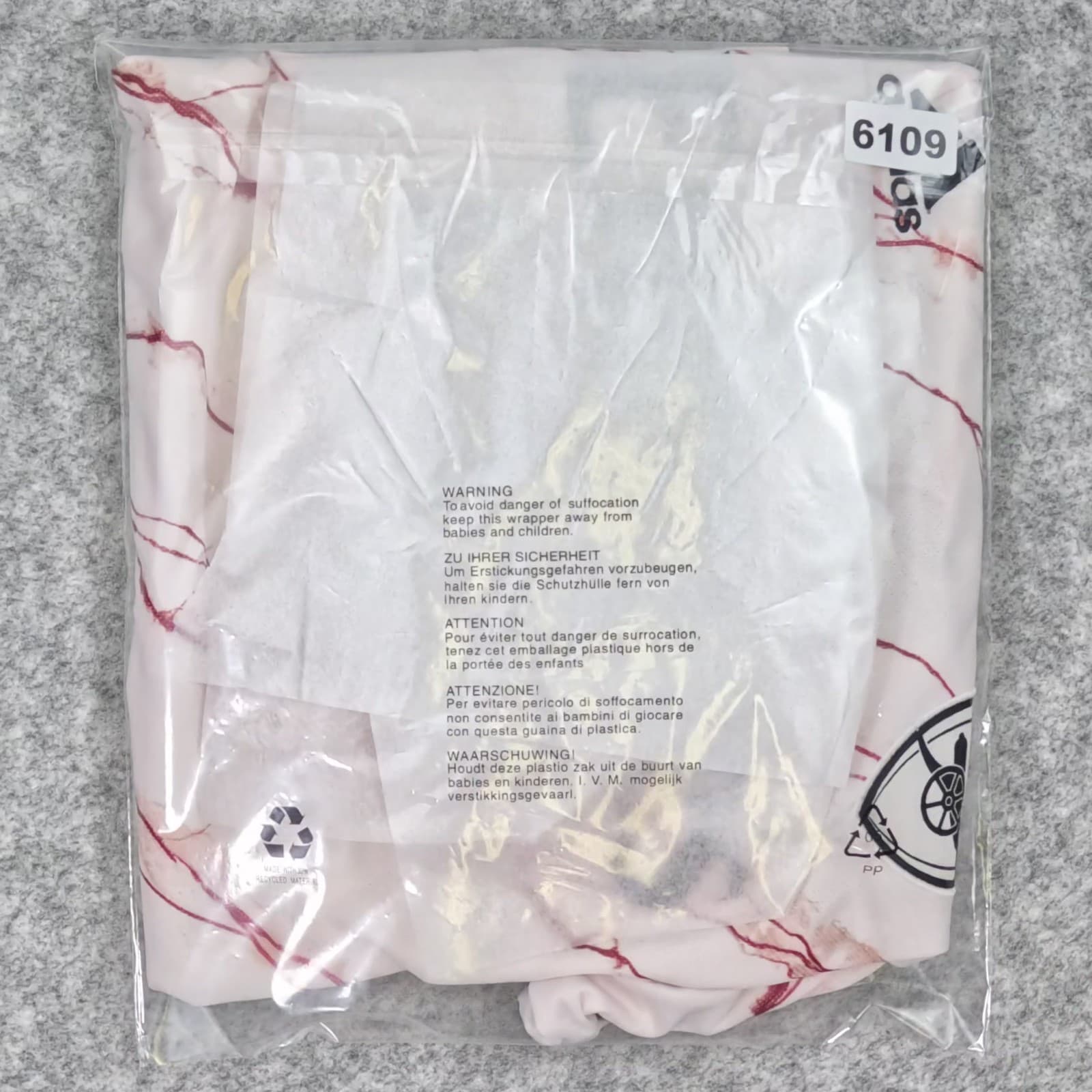 Arsenal Shirt Large White Away 2020 2021 Soccer Jersey Saka photo 6