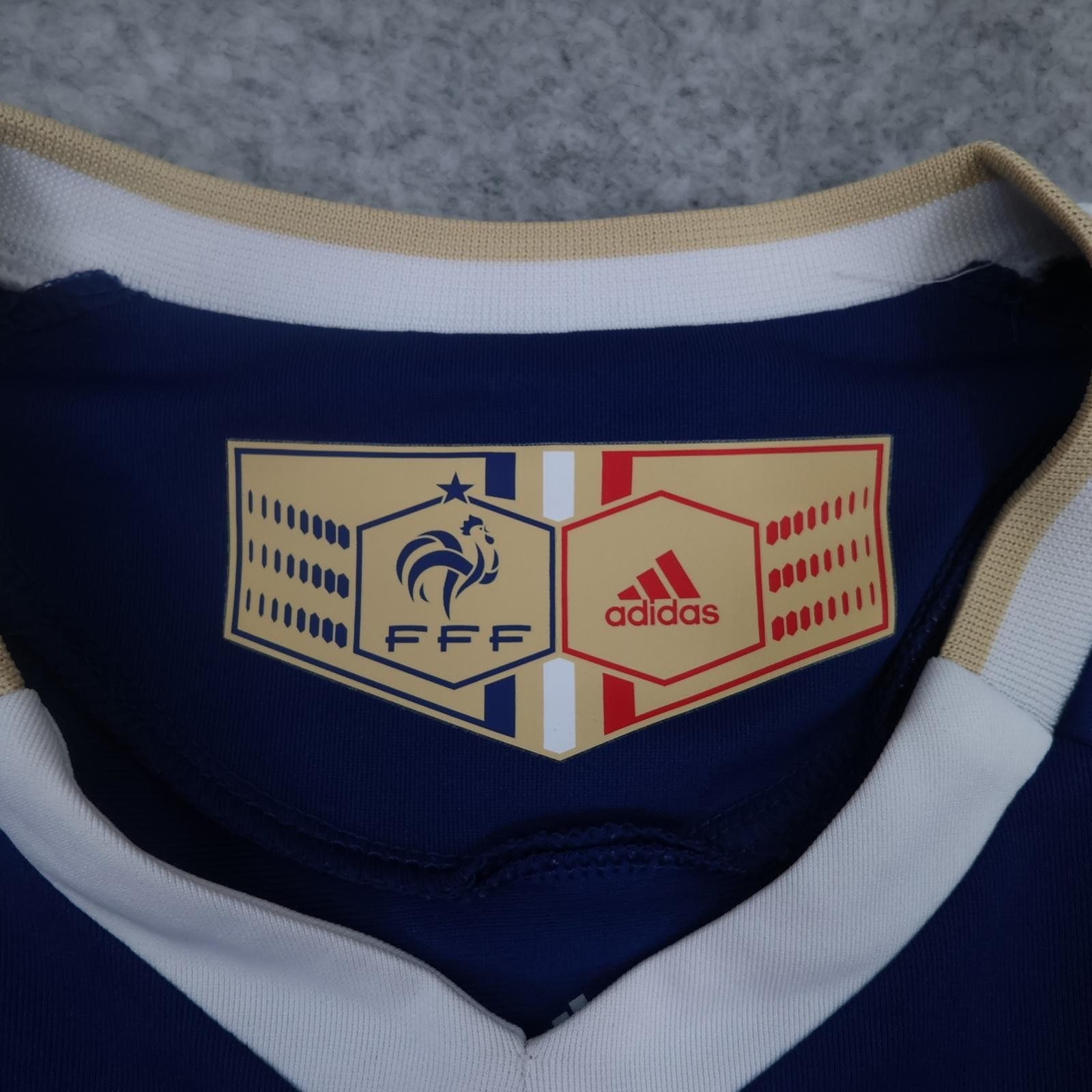 France Home Shirt Mens Large Blue 2010 Football Adidas Henry 12 Jersey photo 7