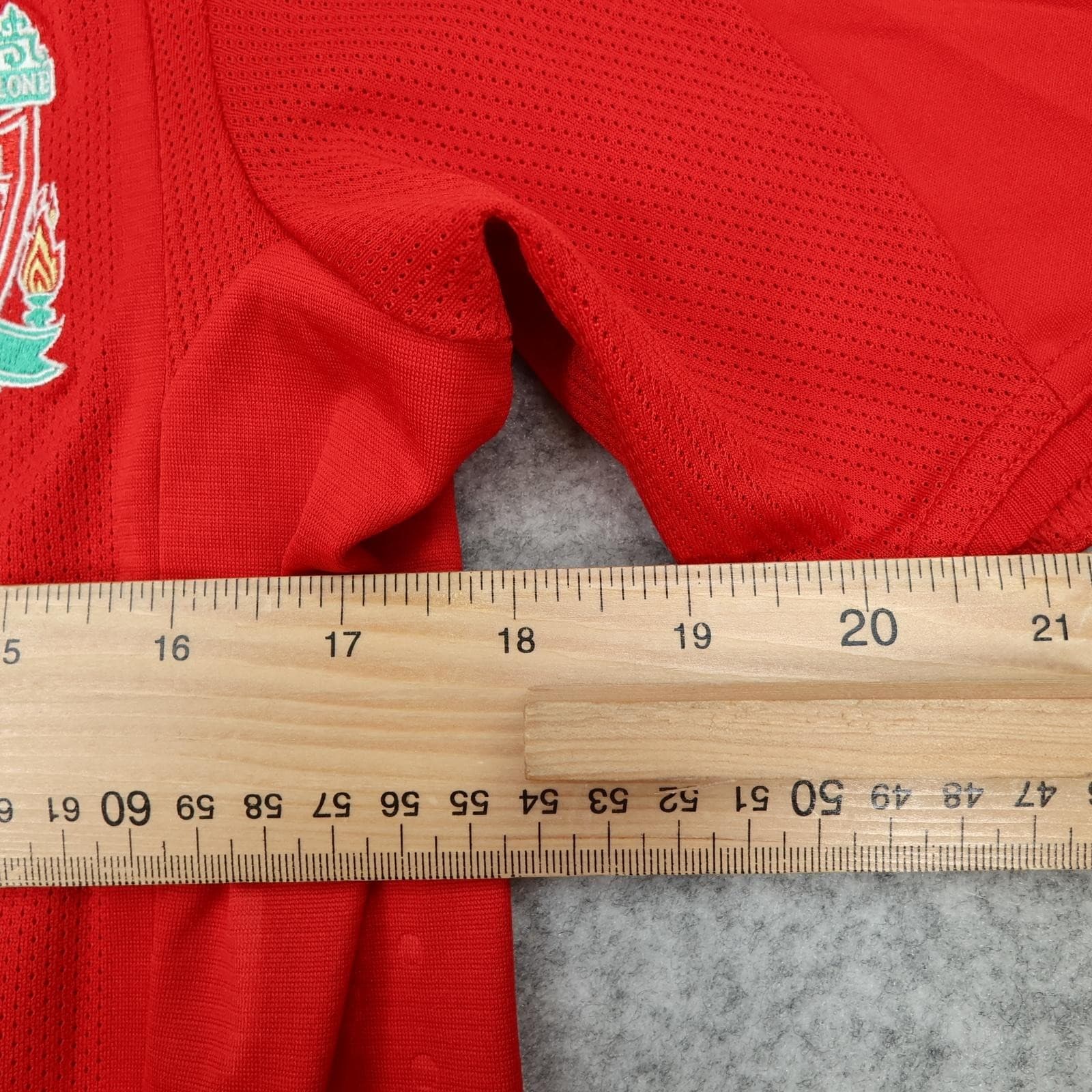 Liverpool Shirt Mens Medium Red Home 2008 2010 Football Adidas Agger 5 Jersey photo 15