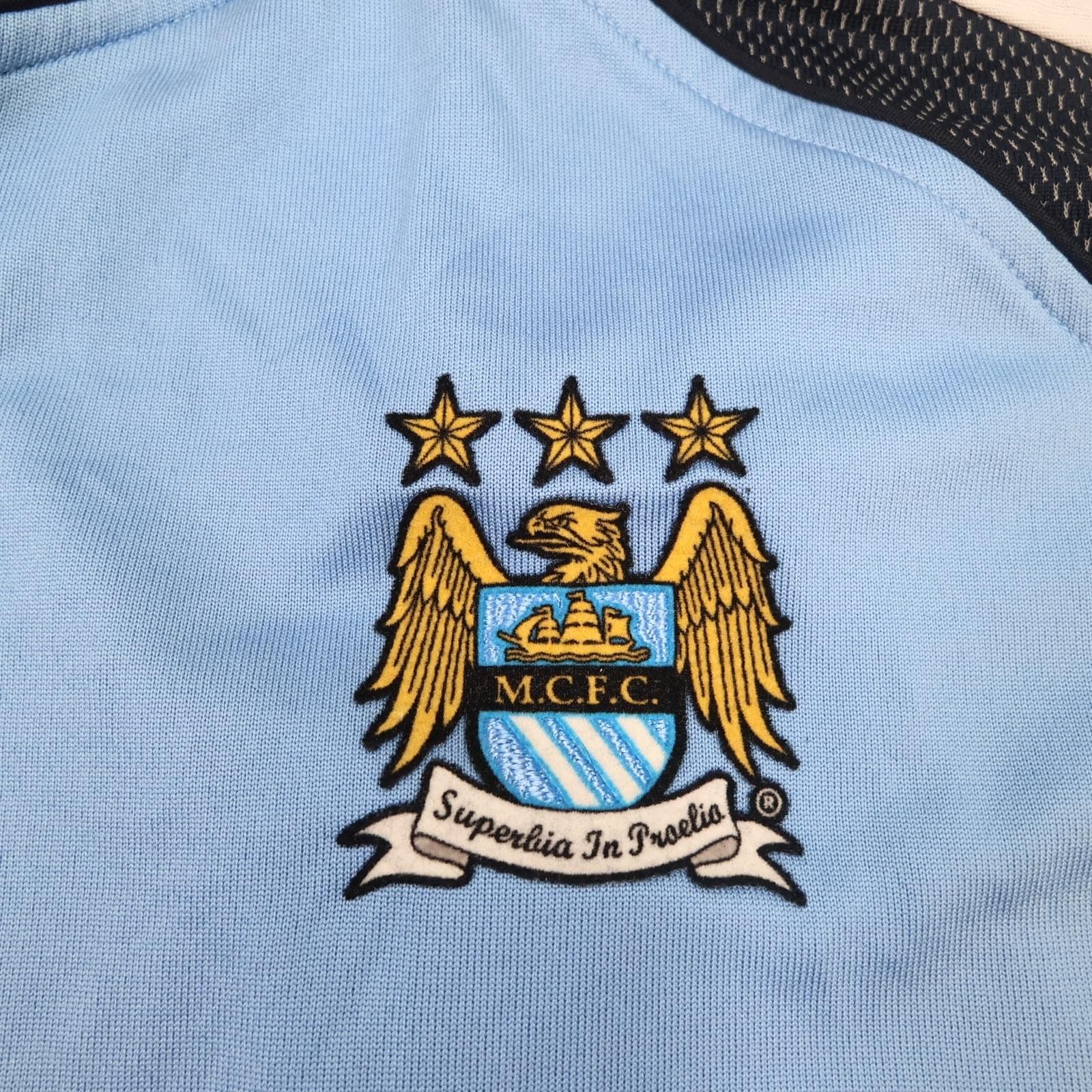 Manchester City Shirt Mens 2XL Blue Home 2006 2007 Reebok Thomas Cook Jersey photo 4