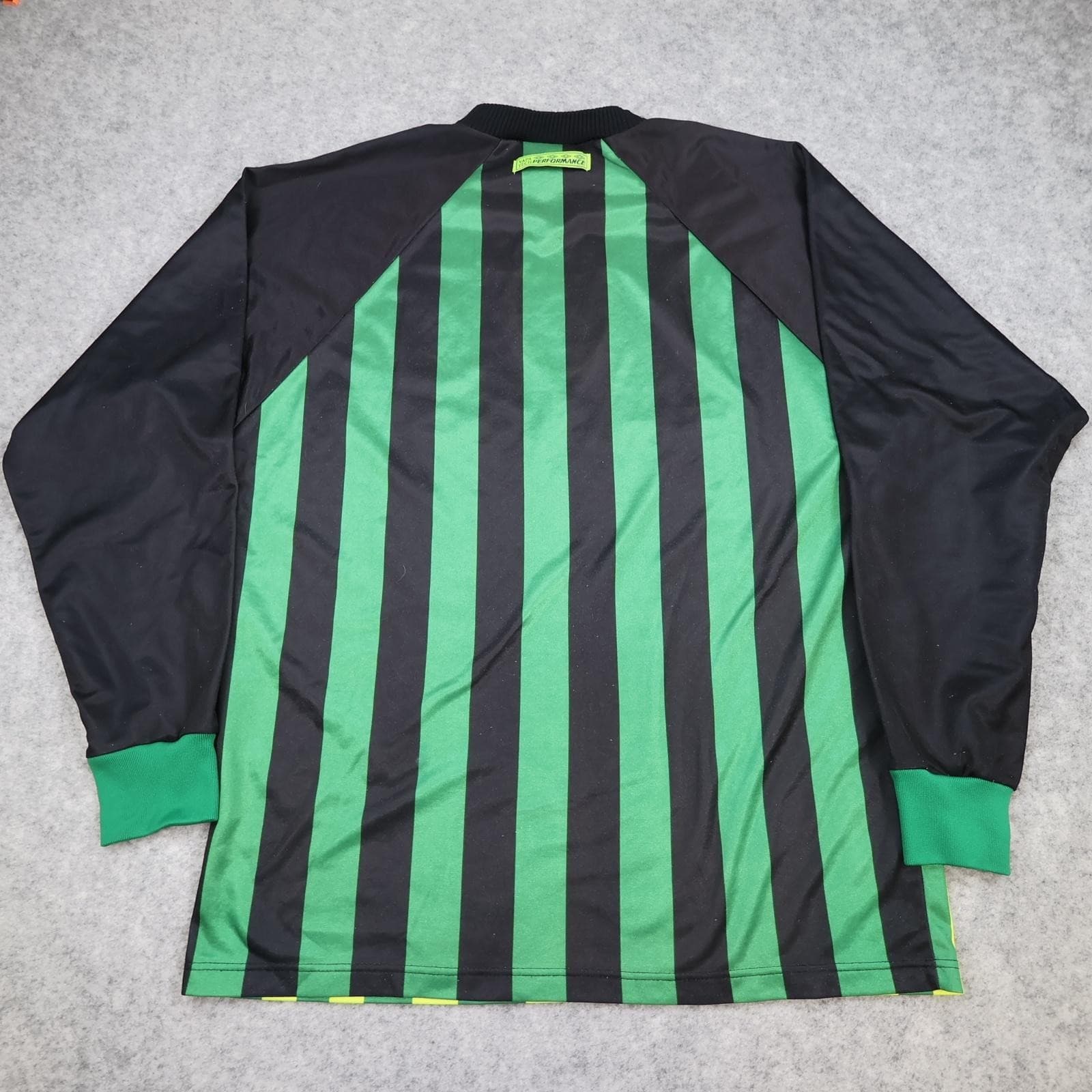 Vintage Manchester United Shirt Mens Medium Green Goalkeeper Umbro Sharp 1997 98 photo 2