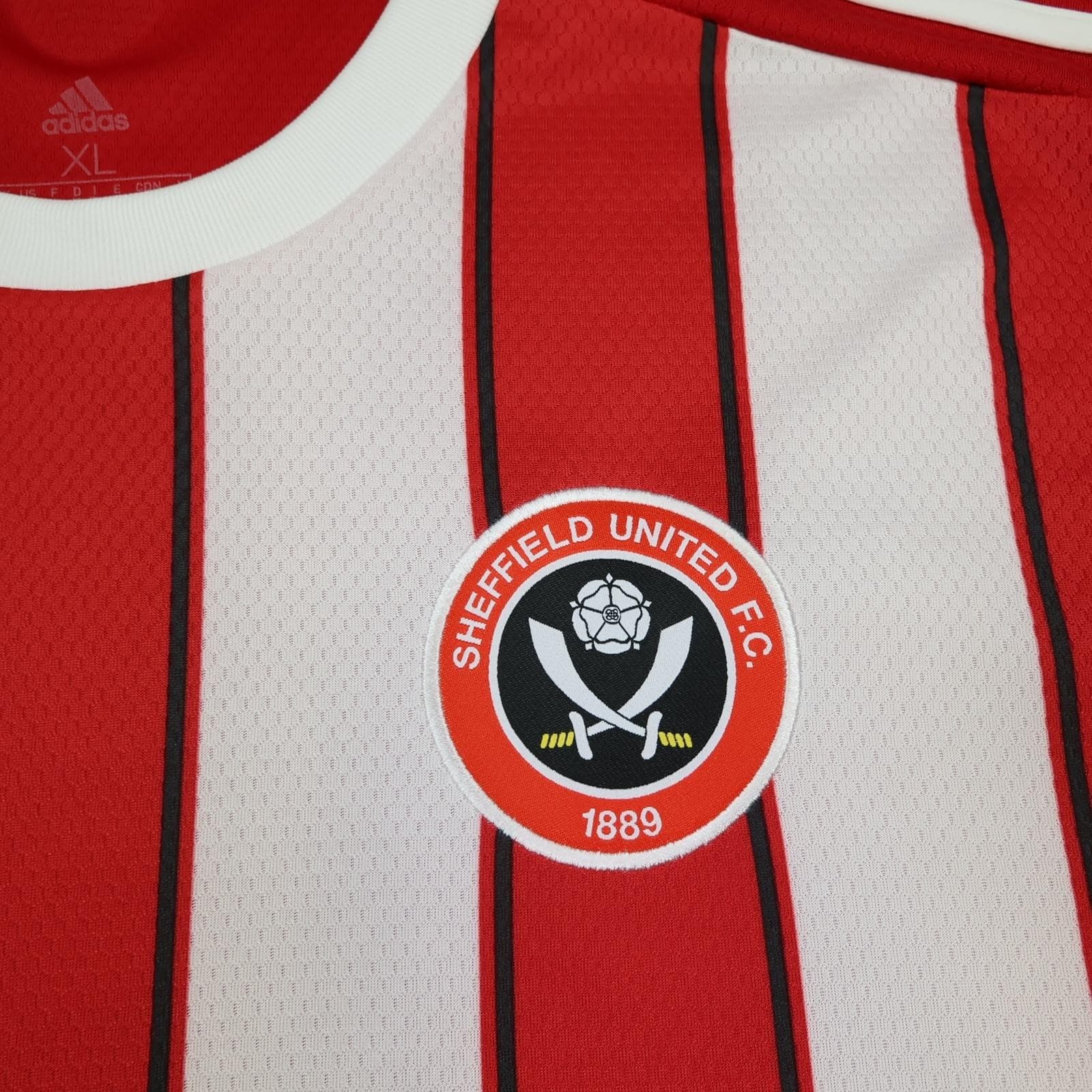 Sheffield United Shirt Mens XL Red Home 2021 2022 EFL Football Adidas Randox photo 4