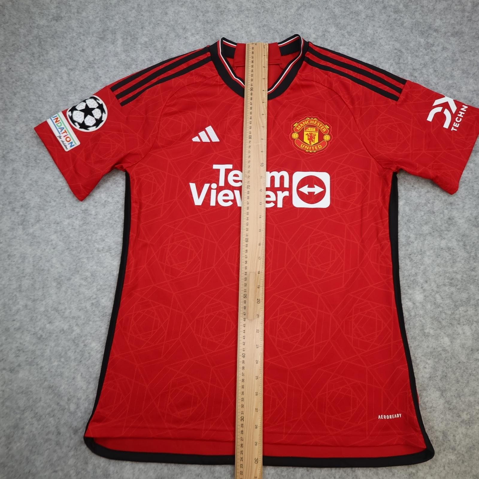 Manchester United Shirt Mens Large Red Home 2023 2024 Football Adidas Mount 7 photo 11
