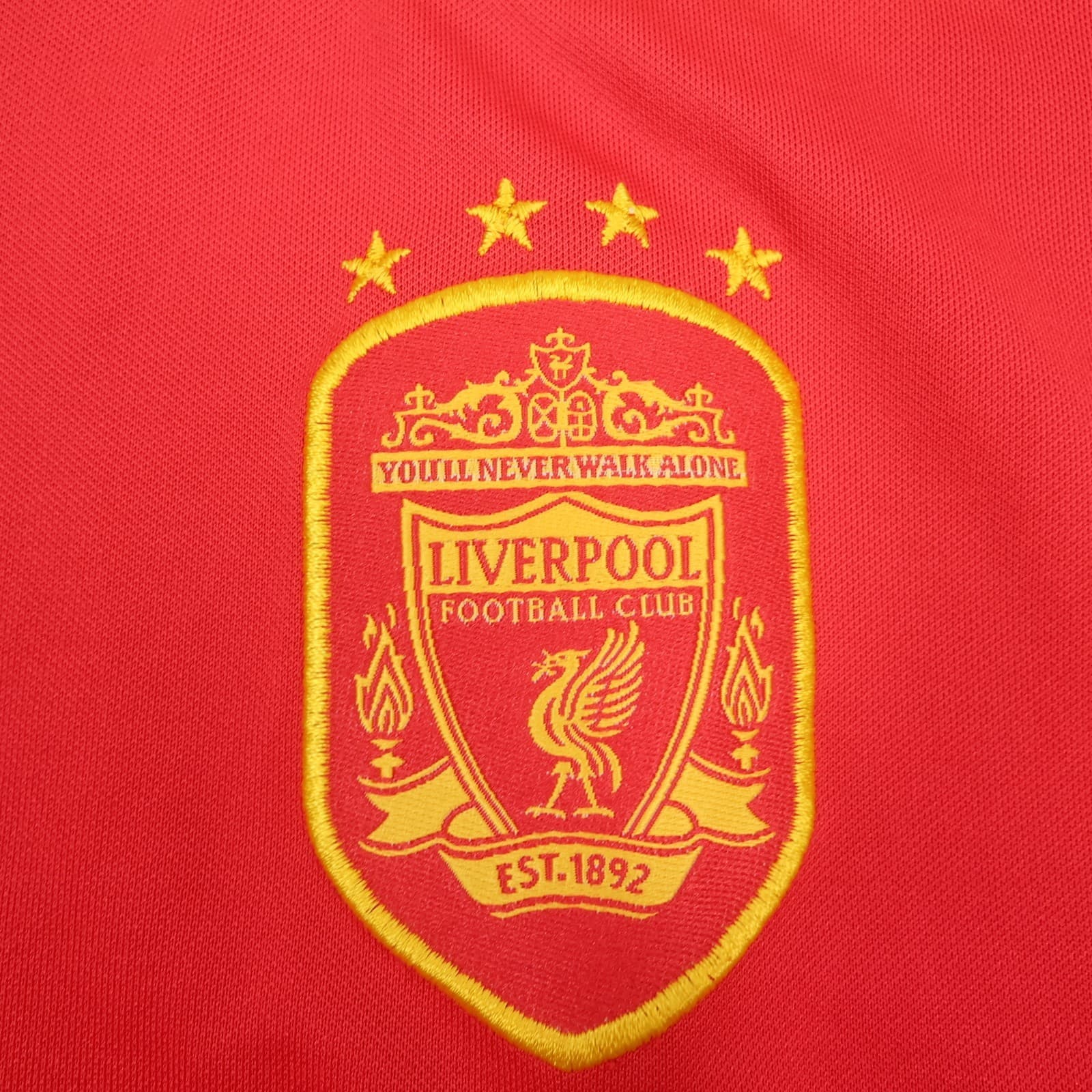 Vintage Liverpool Shirt 2XL Red Home Kit 2001 2003 Reebok Soccer Jersey photo 4