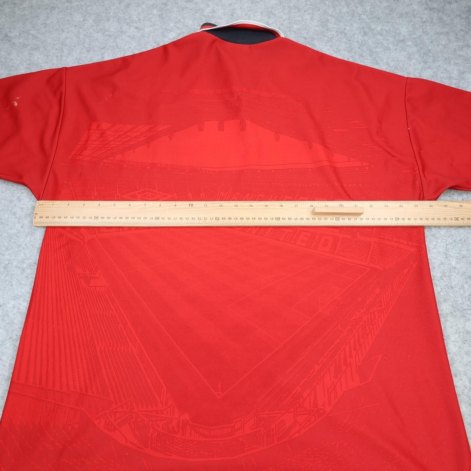 Vintage Manchester United Shirt Mens XXL Red 1994 1996 Umbro Sharp Soccer Jersey photo 15