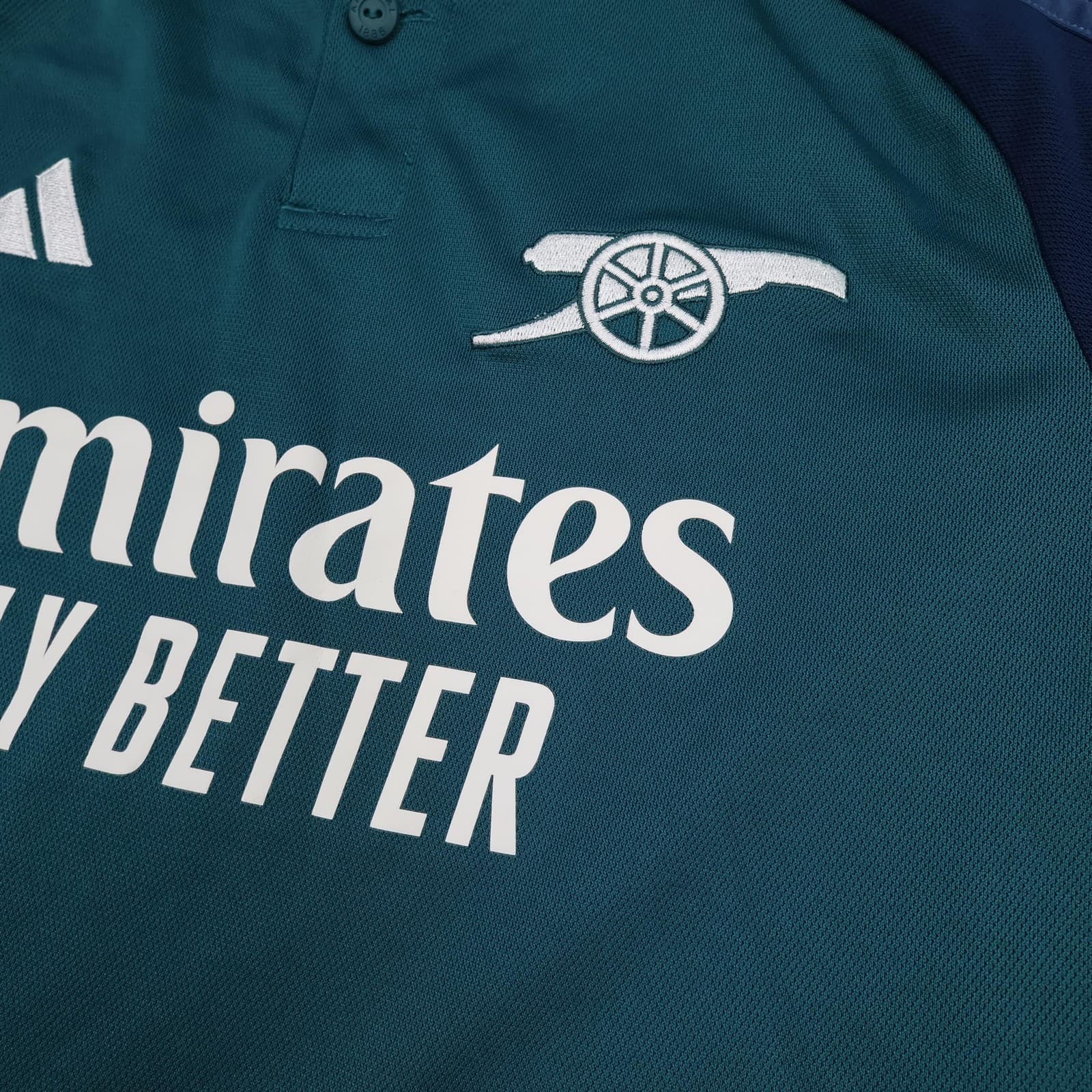 Arsenal Shirt Kids 13-14 Years Green 3rd Kit 2023 2024 Adidas Emirates Jersey photo 5