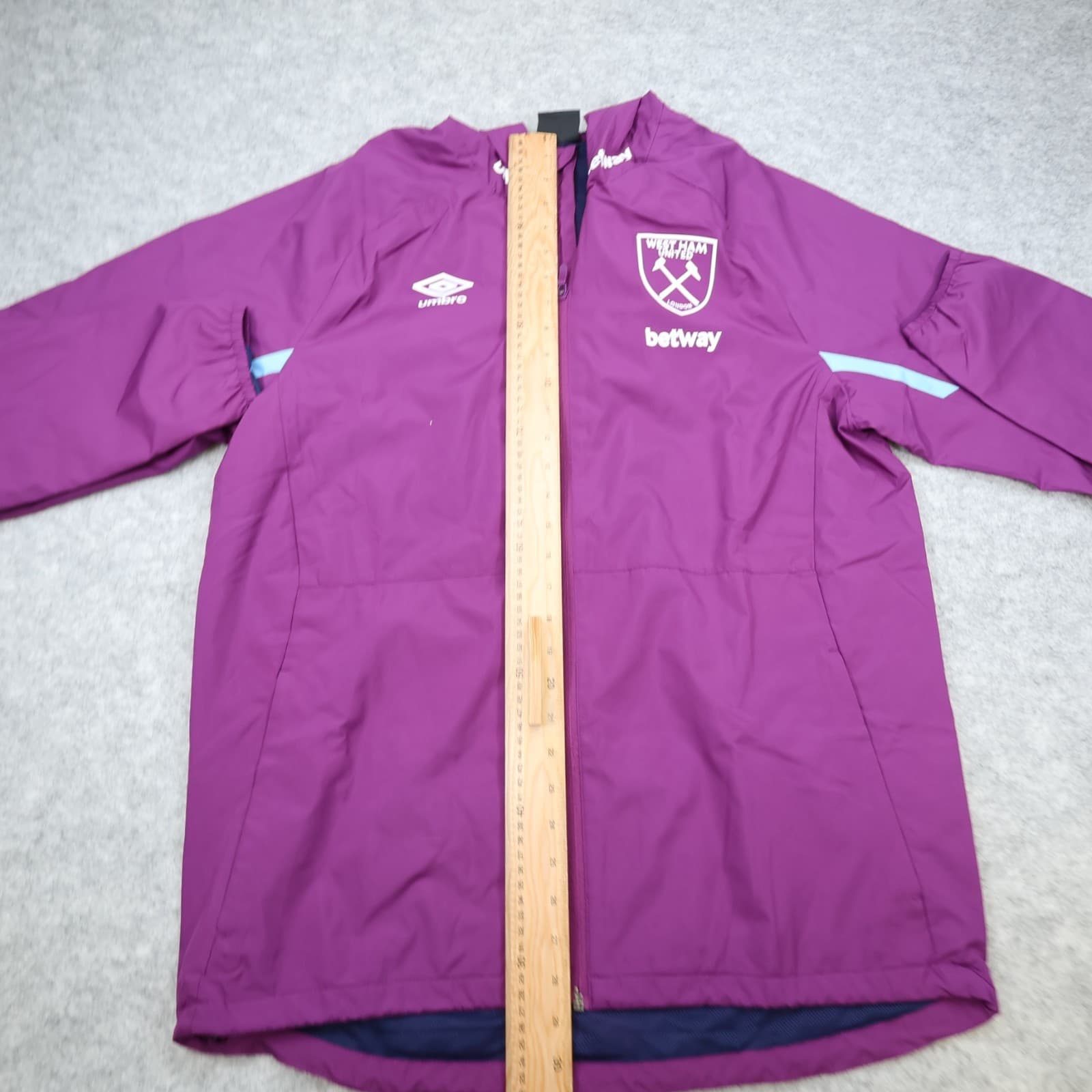 West Ham United Jacket Extra Large Purple Jacket Umbro 2018 2019 photo 9