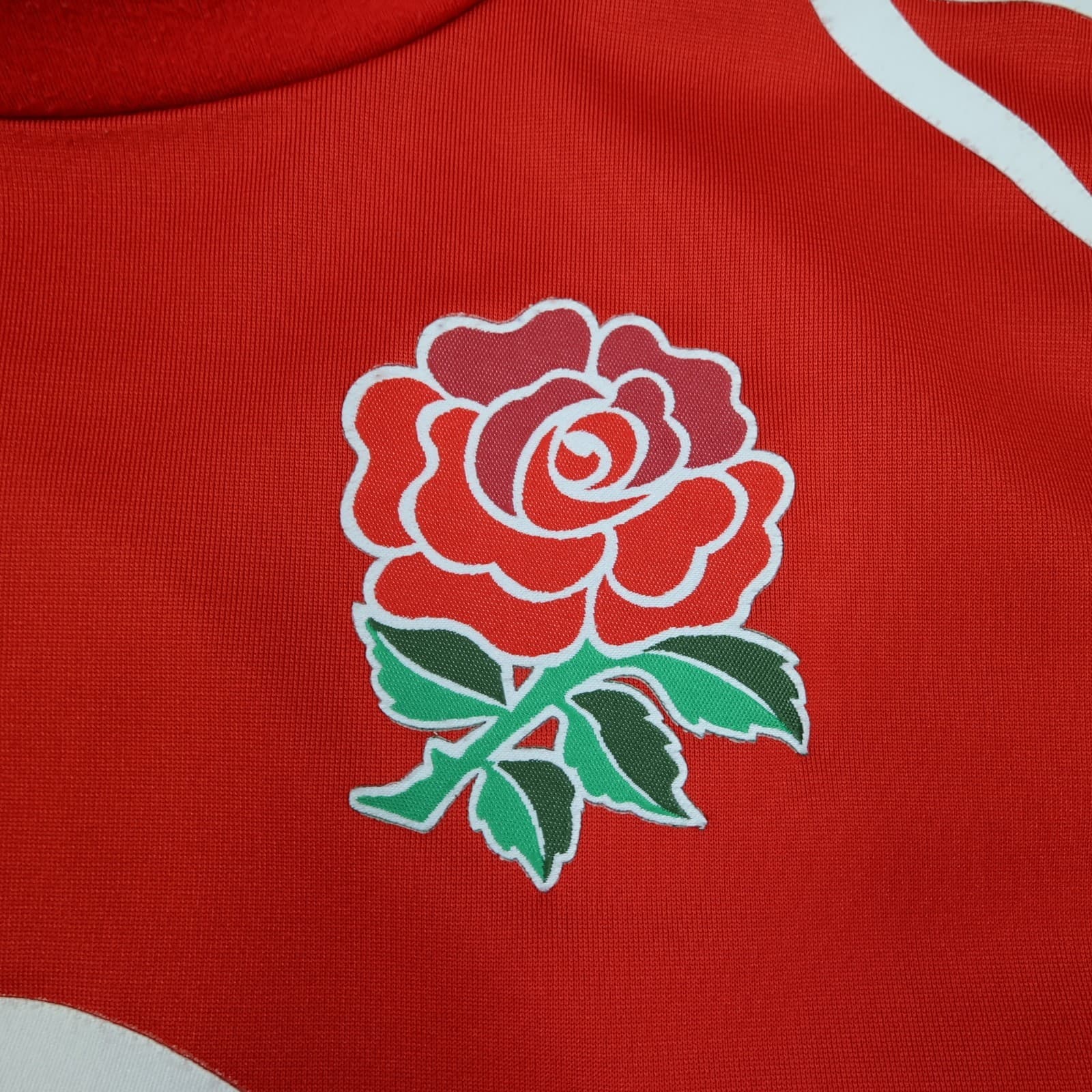 England Rugby Shirt 2XL Red Away Kit 2007 2008 Nike Jersey O2 XXL photo 4