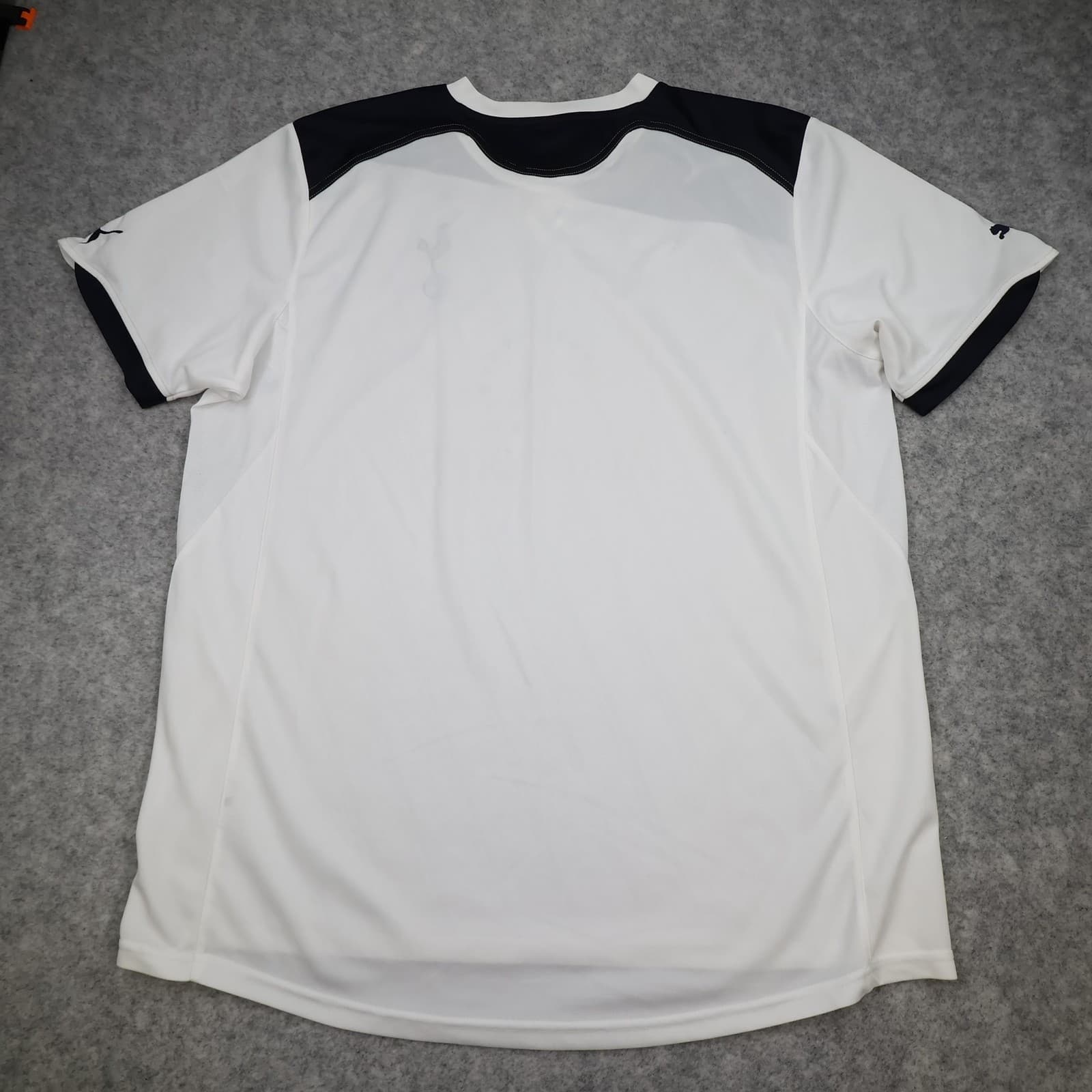 Tottenham Hotspur Shirt Mens XL White Home 2010 2011 Puma Soccer Jersey photo 2
