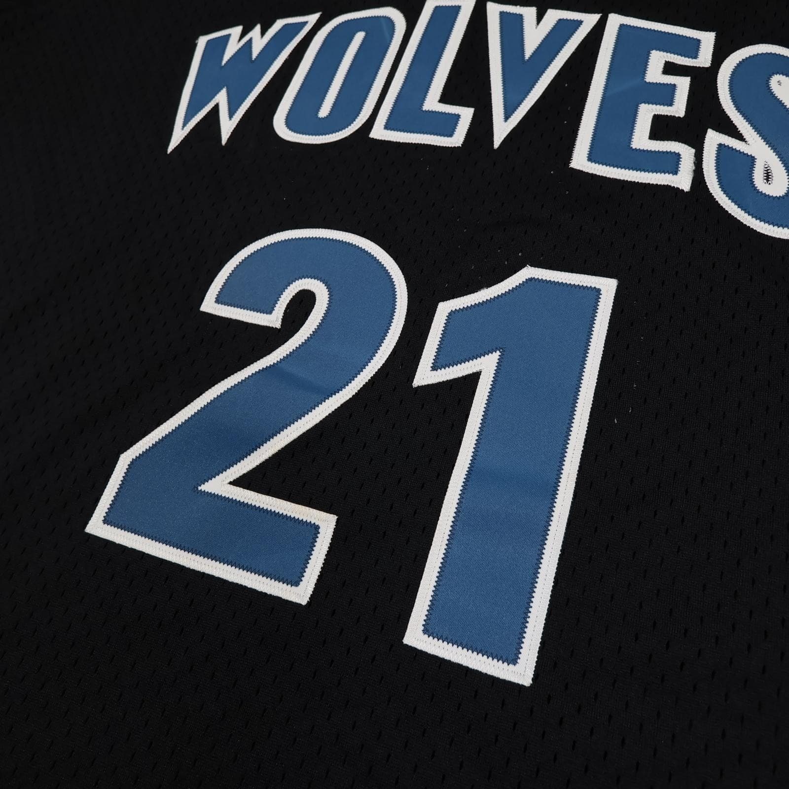 Vintage Minnesota Timberwolves Shirt Mens 2XL Black Nike Basketball Jersey 2000s photo 4