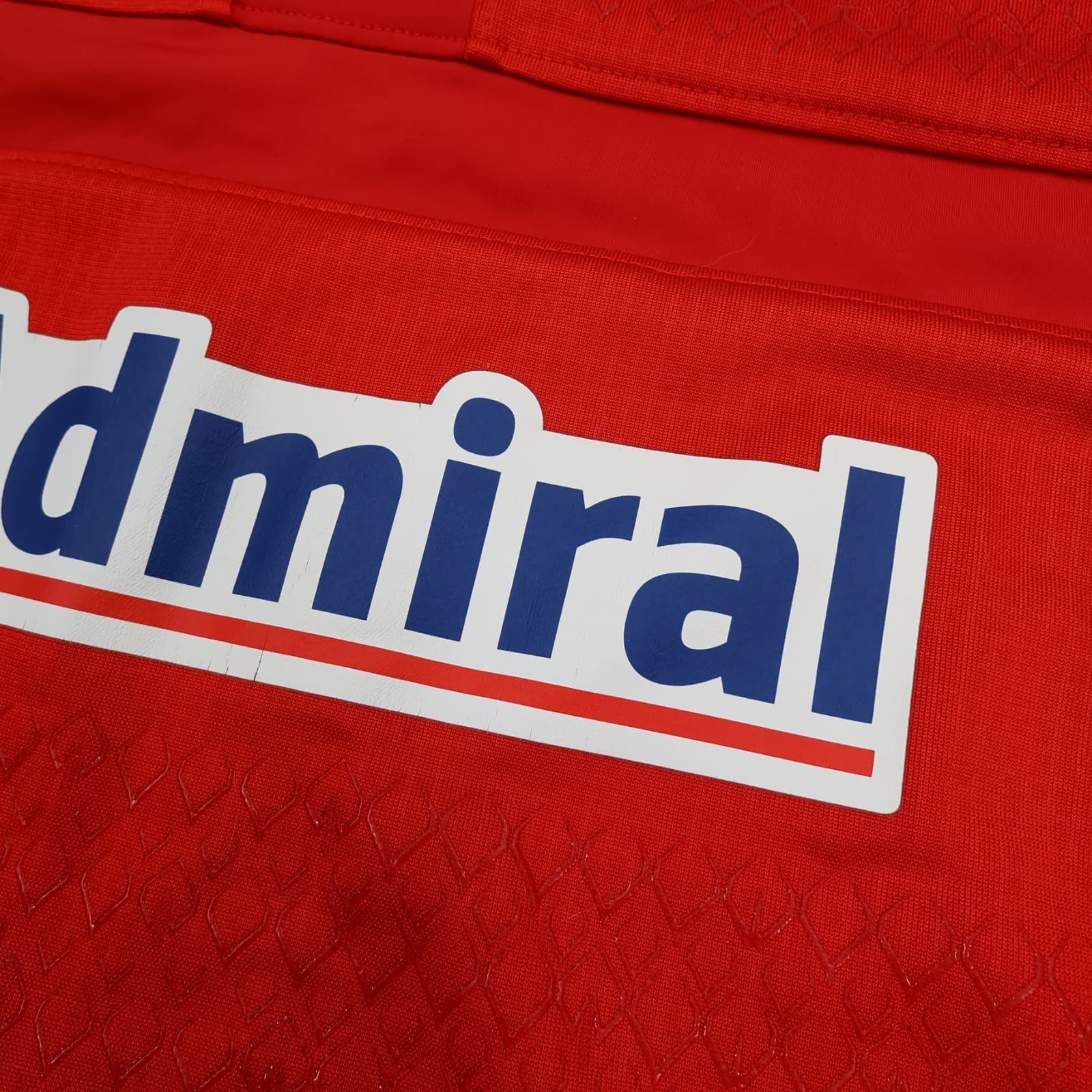Wales Rugby Shirt Large Red Home Kit 2013 2014 Under Armour Jersey Admiral 43" photo 5