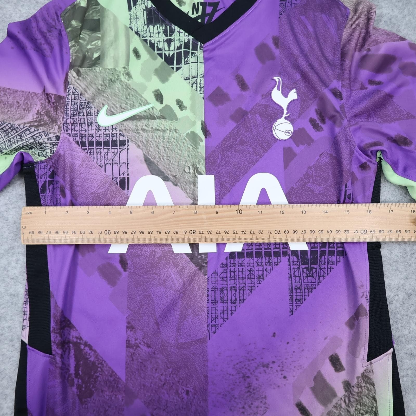 Tottenham Hotspur Shirt Mens Small Multi 3rd Kit 2021 2022 EPL Football Nike AIA photo 9