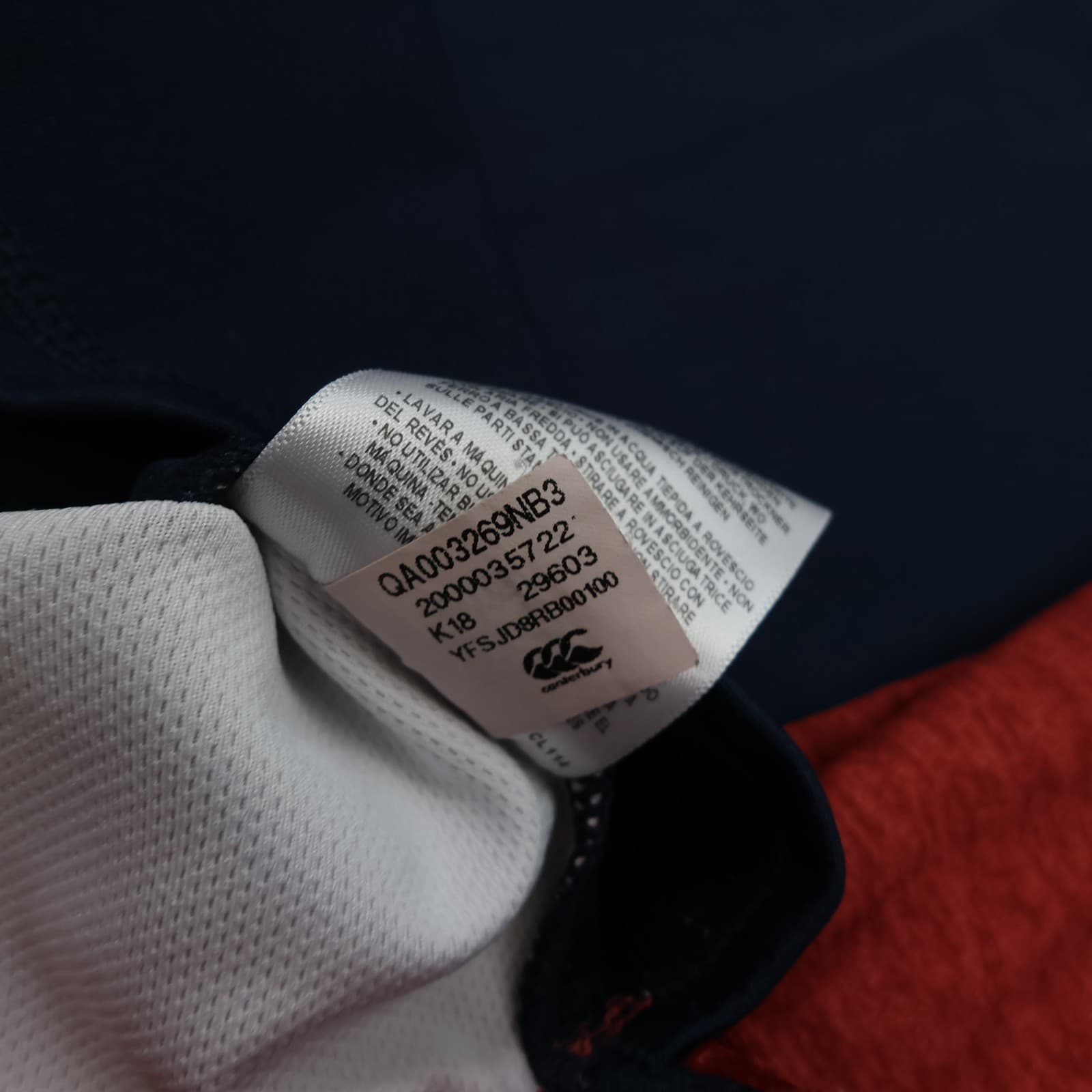 England Rugby Top Medium Navy Drill Top 2019 Canterbury Jersey O2 Pullover photo 10