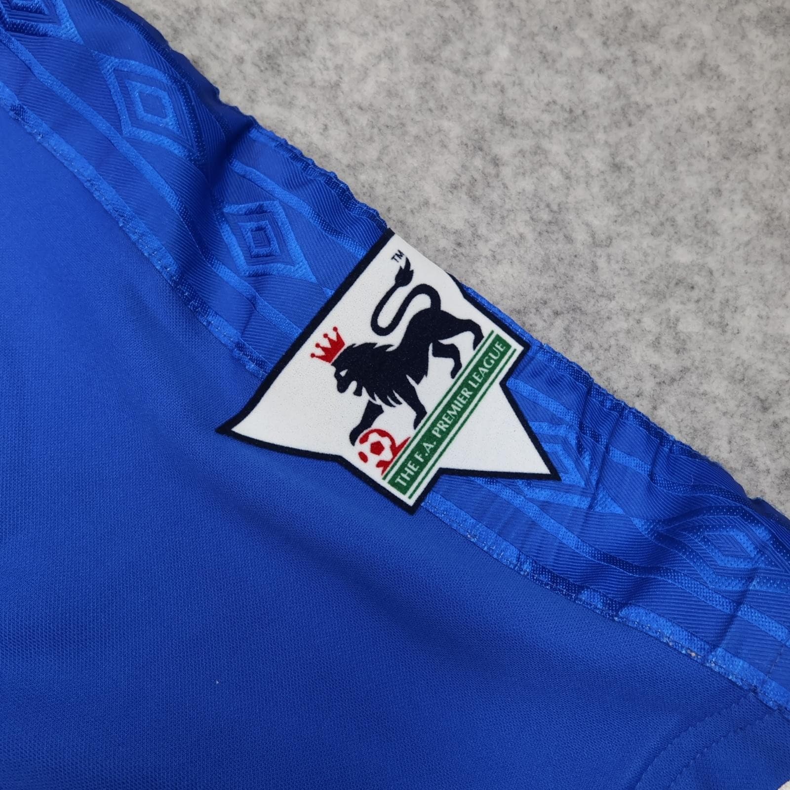 Vintage Chelsea Shirt Mens Medium Blue Home 1999 2001 Autoglass Desailly 6 photo 7