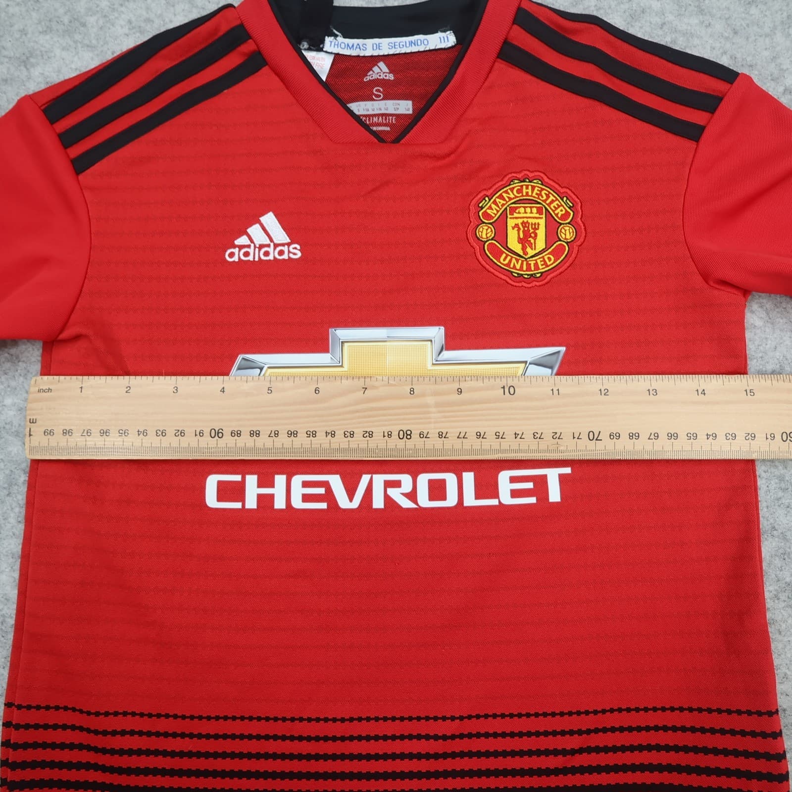 Manchester United Shirt 9-10 Years Red Home 2018 2019 Adidas Jersey Alexis 7 photo 11