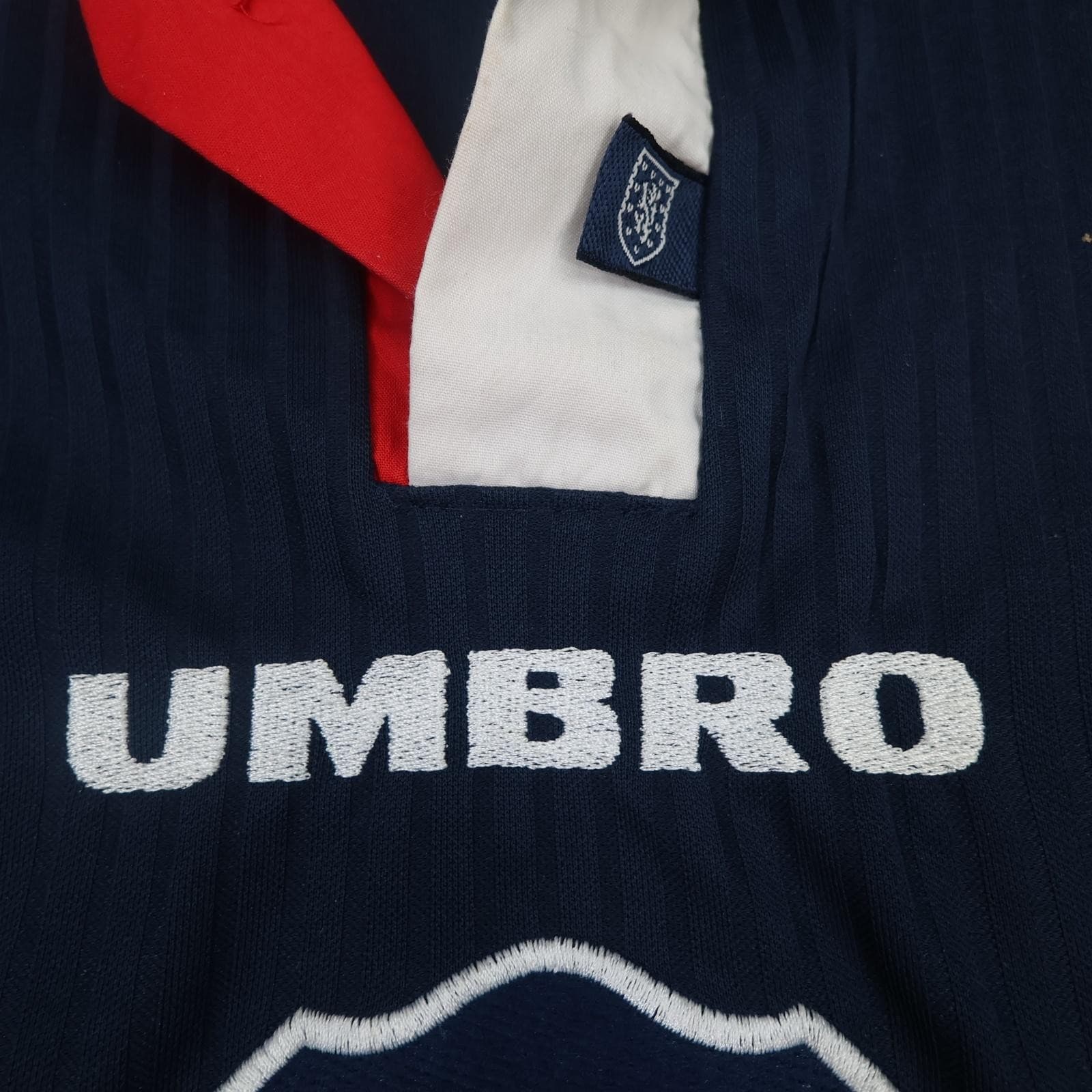Vintage Scotland Home Shirt Mens Large Blue Football Umbro 1996 1998 Jersey photo 6