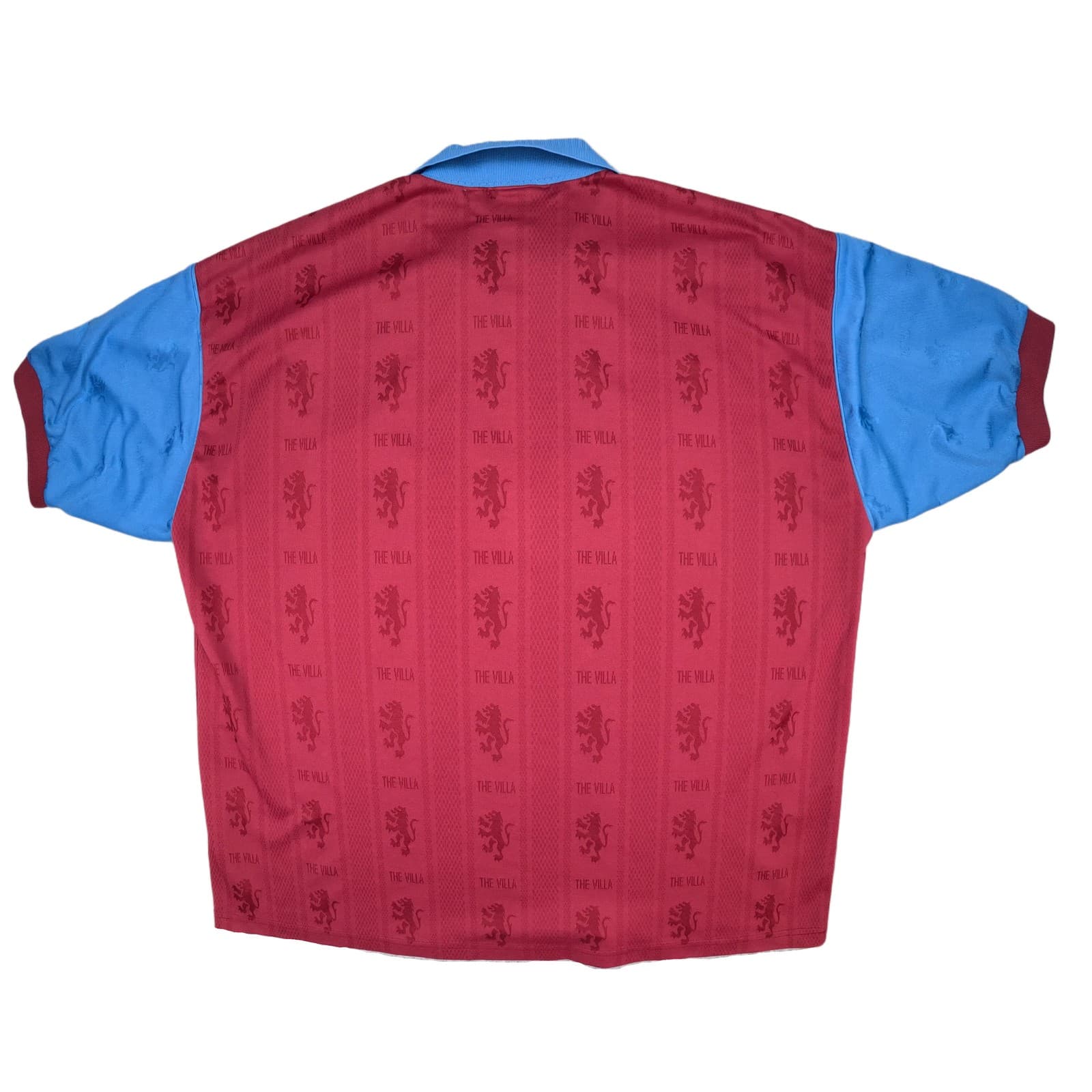 Vintage Aston Villa Football Shirt 2XL Claret Home 1995 1997 Reebok 46/48 Jersey photo 2