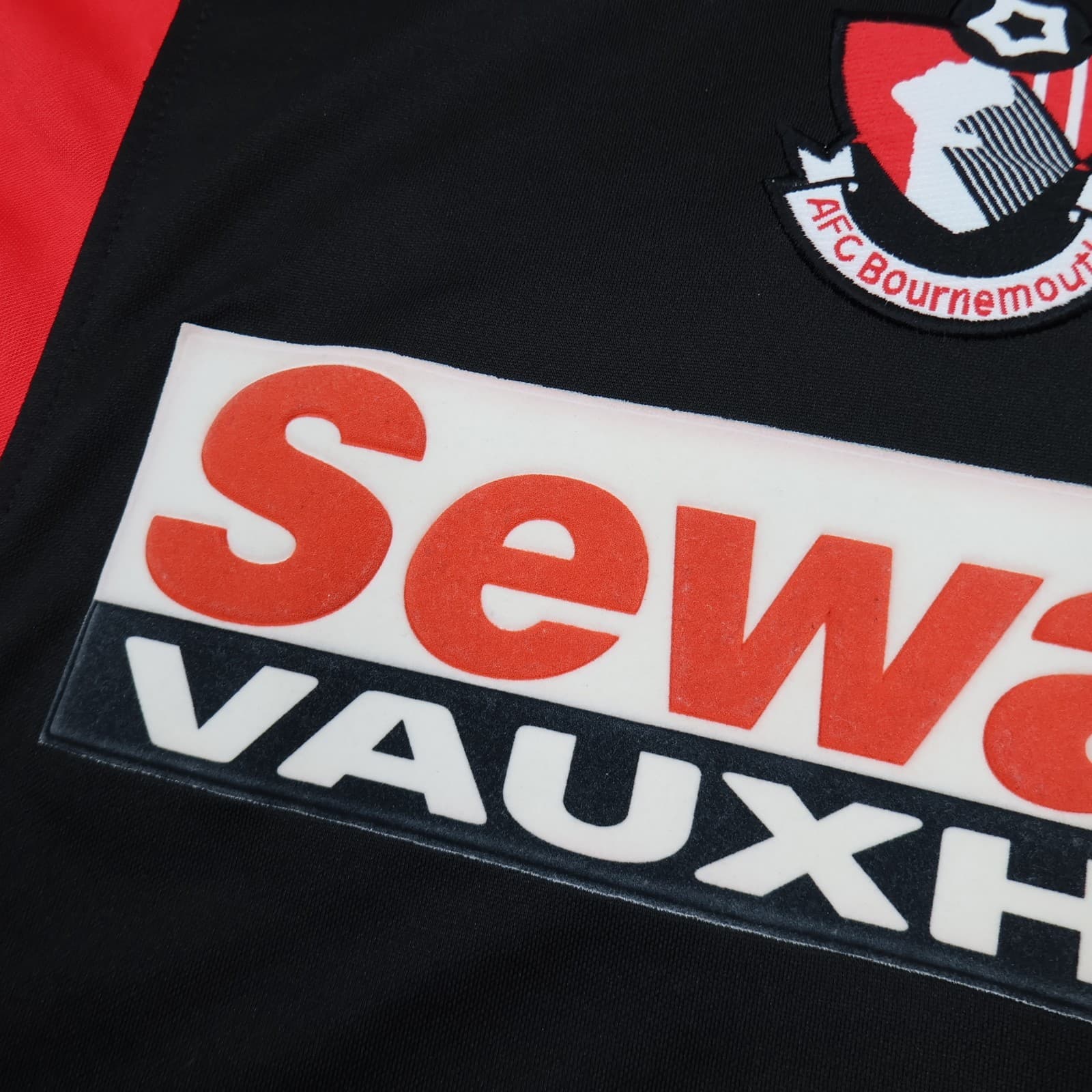 Vintage Bournemouth Shirt Medium Red Home 2002 2003 Soccer Jersey Football TFG photo 5