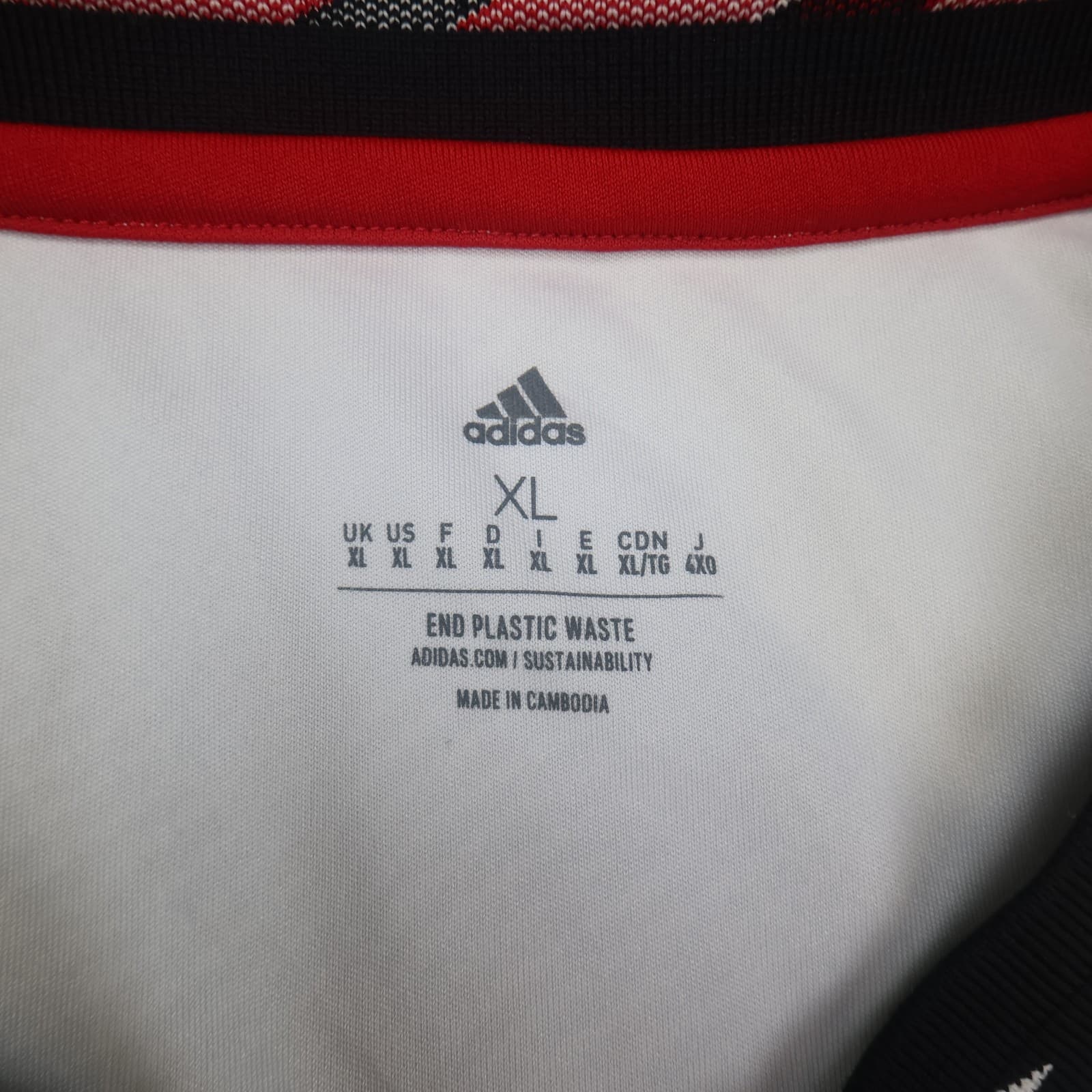 Manchester United Extra Large Medium White Away Kit 2022 2023 Adidas Jersey photo 5