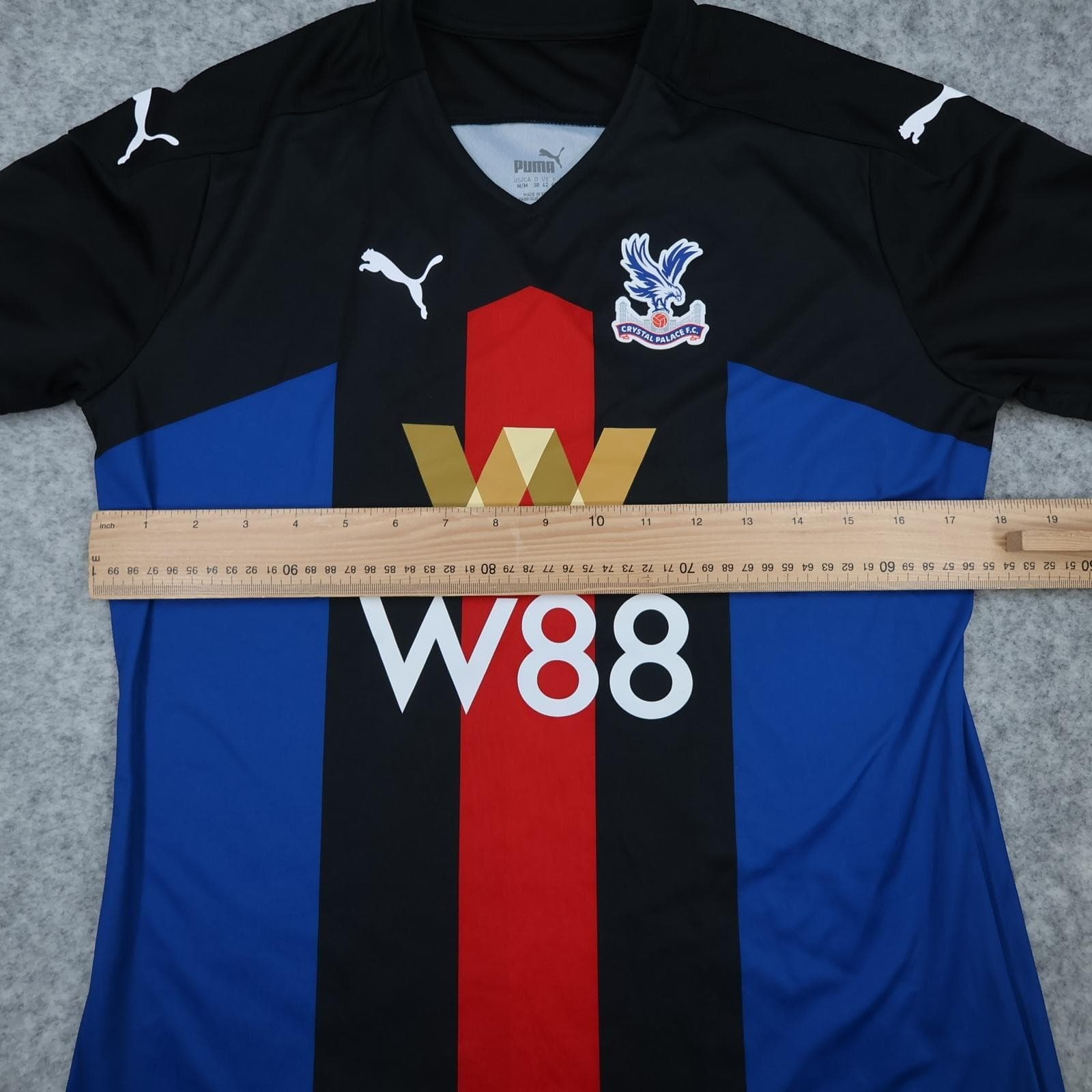 Crystal Palace Shirt Womens Size 12 Black Home Football Puma 2020 2021 Jersey photo 8