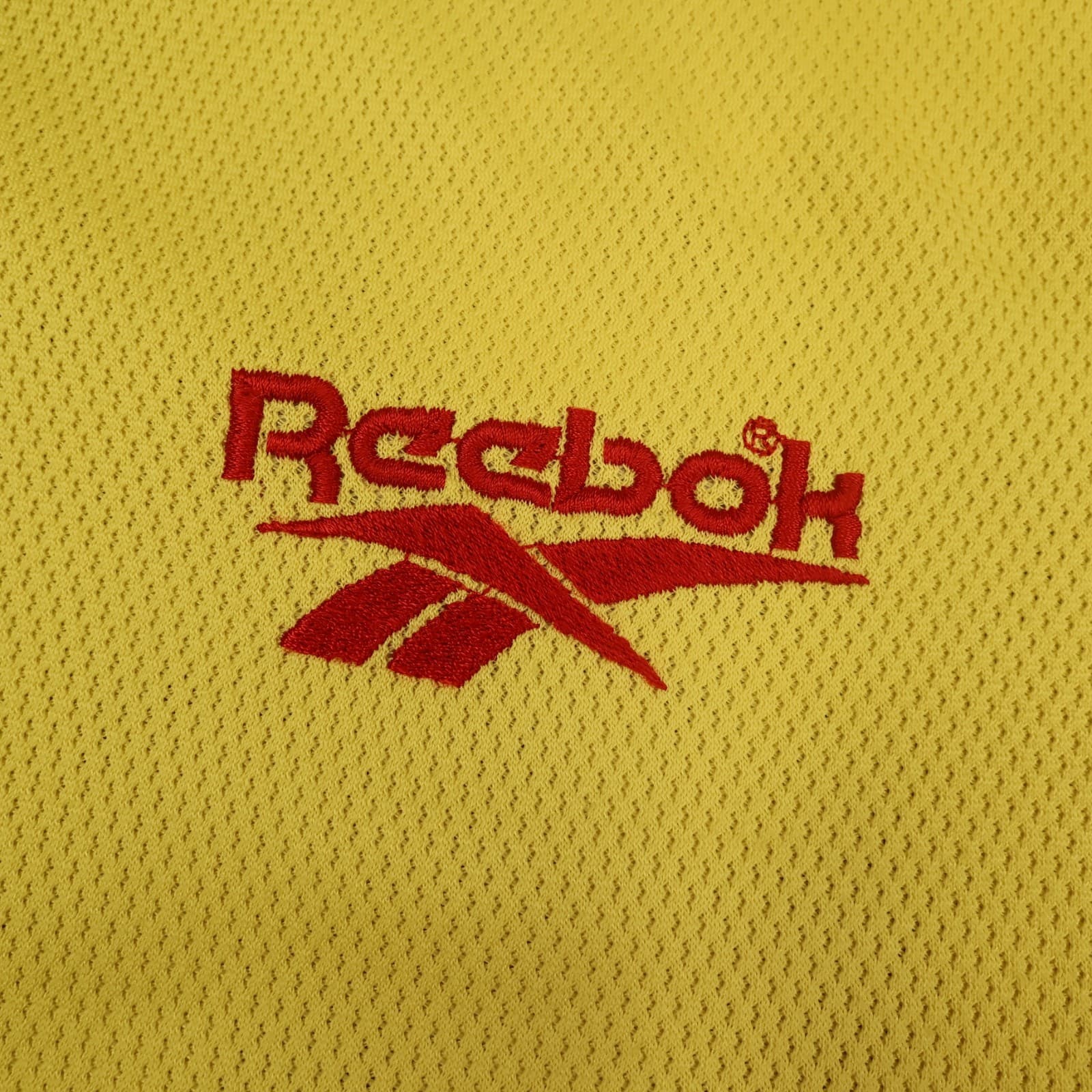 Vintage Liverpool Shirt 2XL Yellow Away Kit 1997 1999 Reebok Jersey 46/48 Fowler photo 7