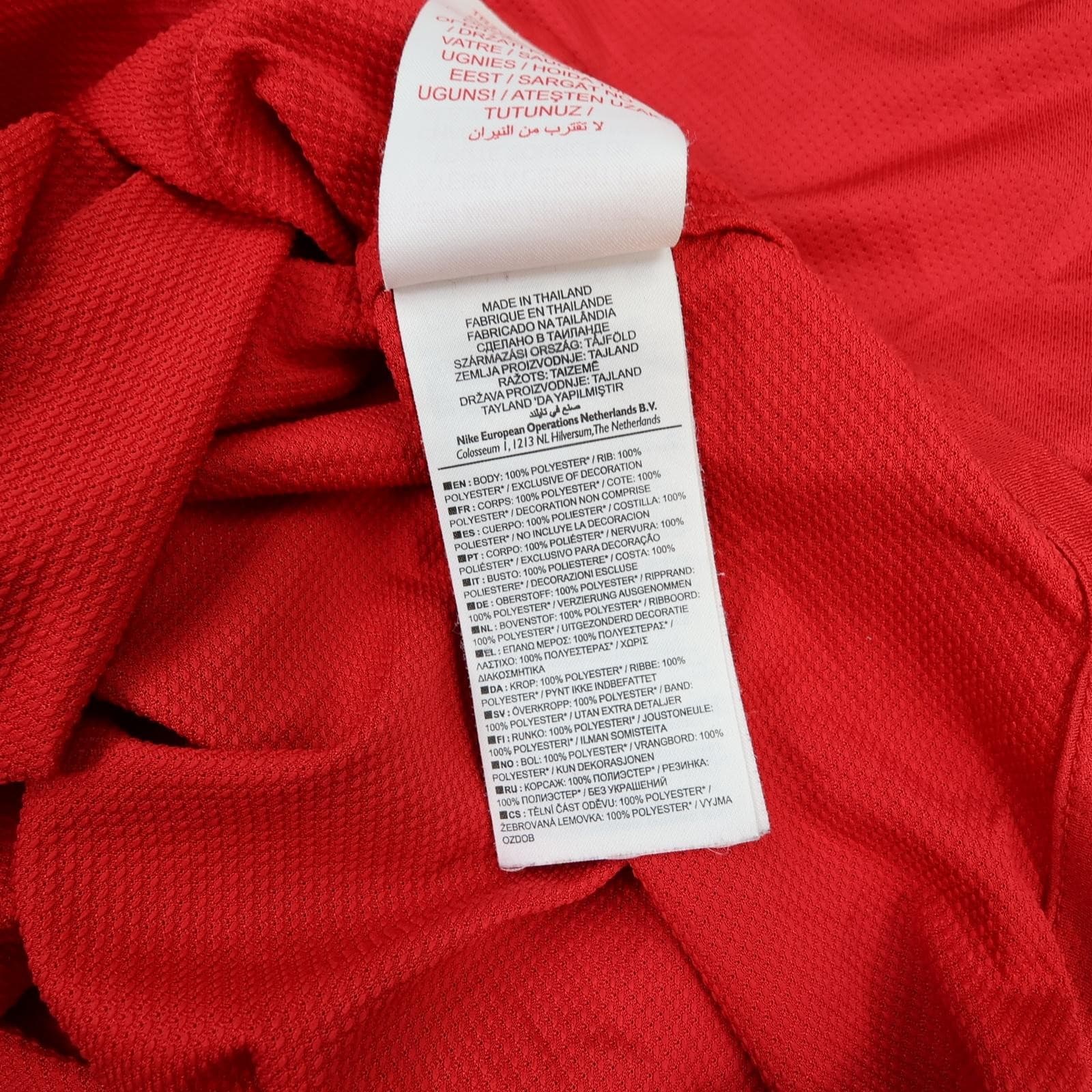 Arsenal Shirt Kids XL 13-15 Years Red Home 2011 2012 Nike Fly Soccer Jersey photo 16