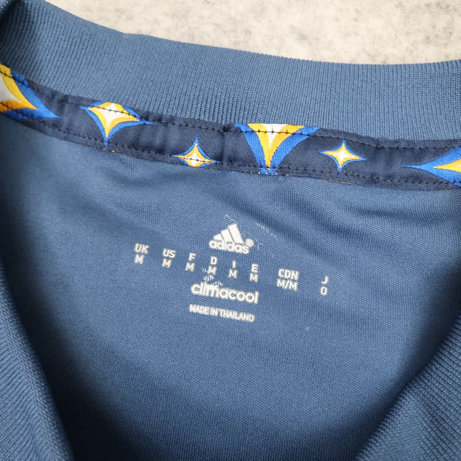 LA Galaxy Football Shirt Mens Medium Navy Away 2013 2014 adidas Z04910 photo 5