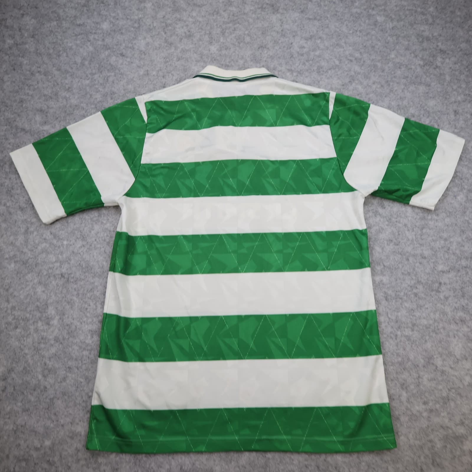 Vintage Celtic Football Shirt Medium Green Home Kit 1989 1991 Umbro Jersey photo 2
