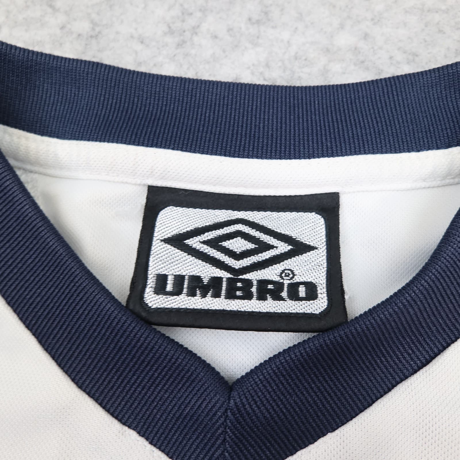 Manchester United Shirt Small Training White Kit 2000 2001 Umbro Jersey photo 9