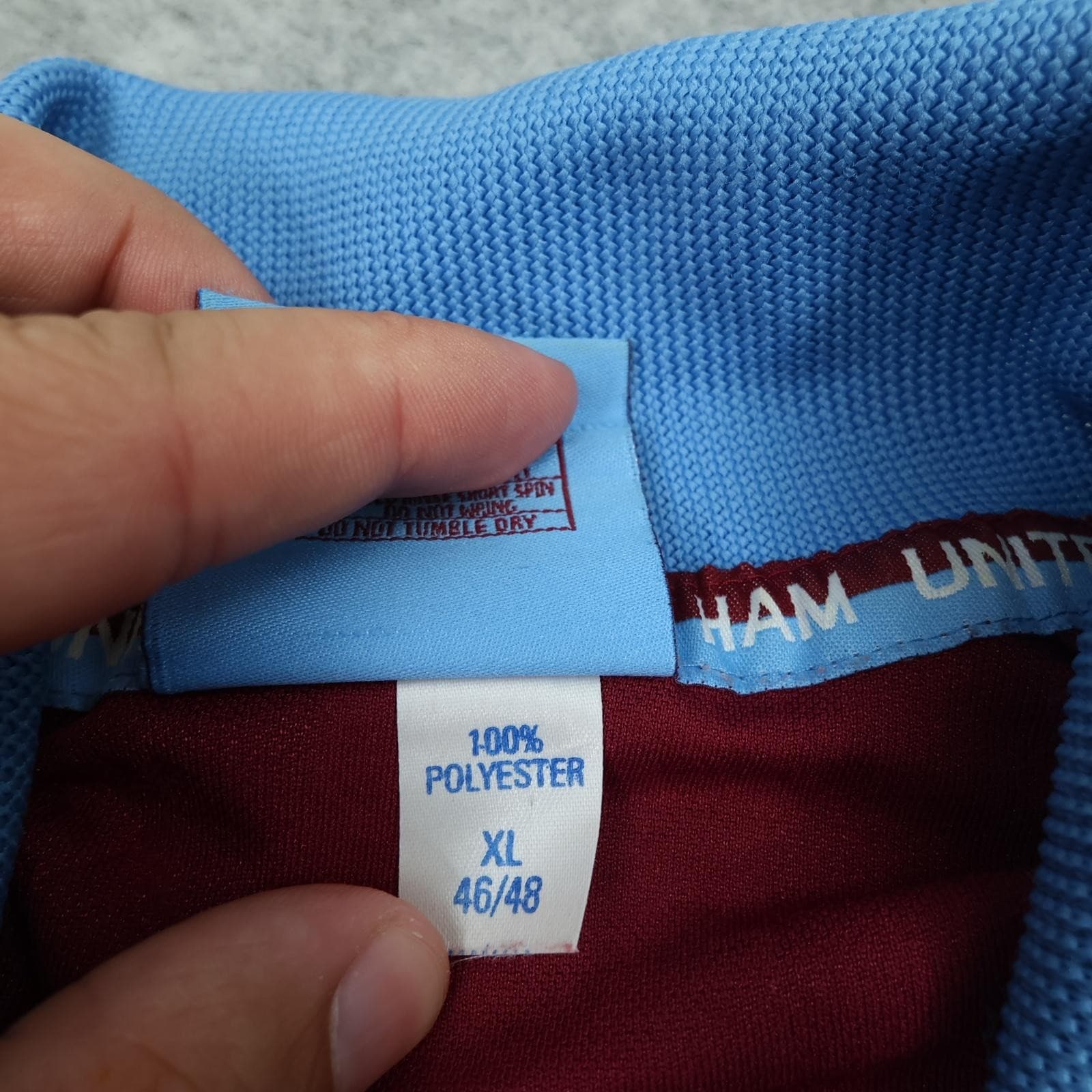 Vintage West Ham United Shirt Mens XL Red Home 1998 1999 Pony Dr Martens Jersey photo 10