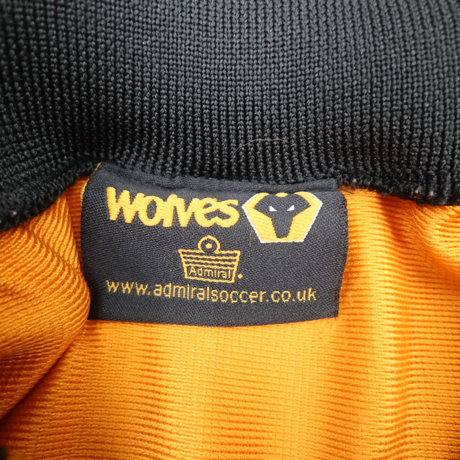 Vintage Wolves Football Shirt Large Orange Home Kit 2002 2004 Admiral Jersey photo 10