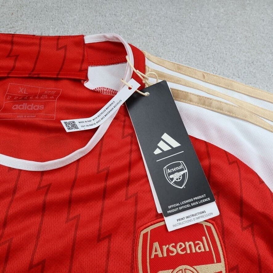 Arsenal Shirt Extra Large Red Home Kit 2023 2024 Adidas Jersey Martin Odegaard photo 7