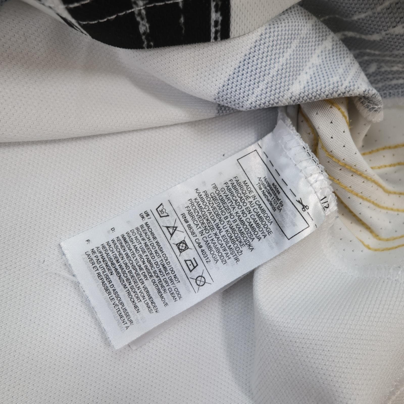 Juventus Shirt Mens 2XL White Home 2020 2021 Football Adidas Jeep AEROREADY photo 8