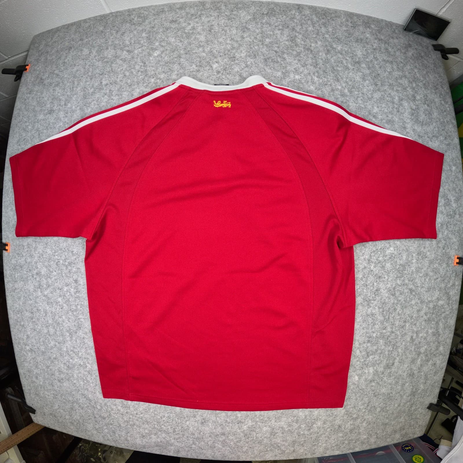 British and Irish Lions Rugby Shirt Large Red Home 2005 adidas New Zealand 2005 photo 3