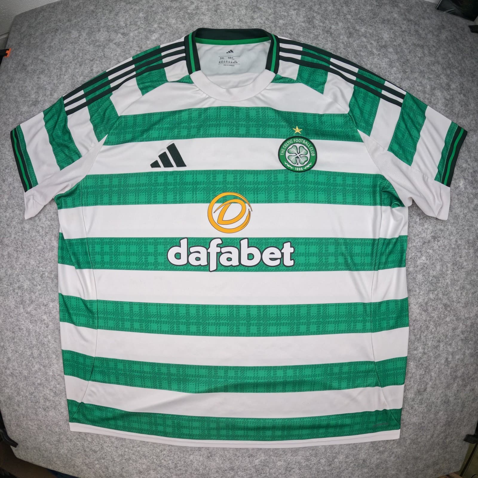 Celtic Football Shirt 3XL Green Home adidas 2025 2026 Kühn 10 Soccer Jersey photo 2