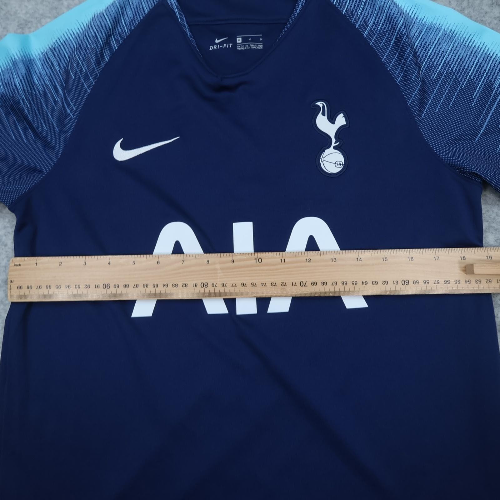 Tottenham Hotspur Shirt Mens Medium Blue Away 2018 2019 Football Nike AIA photo 10