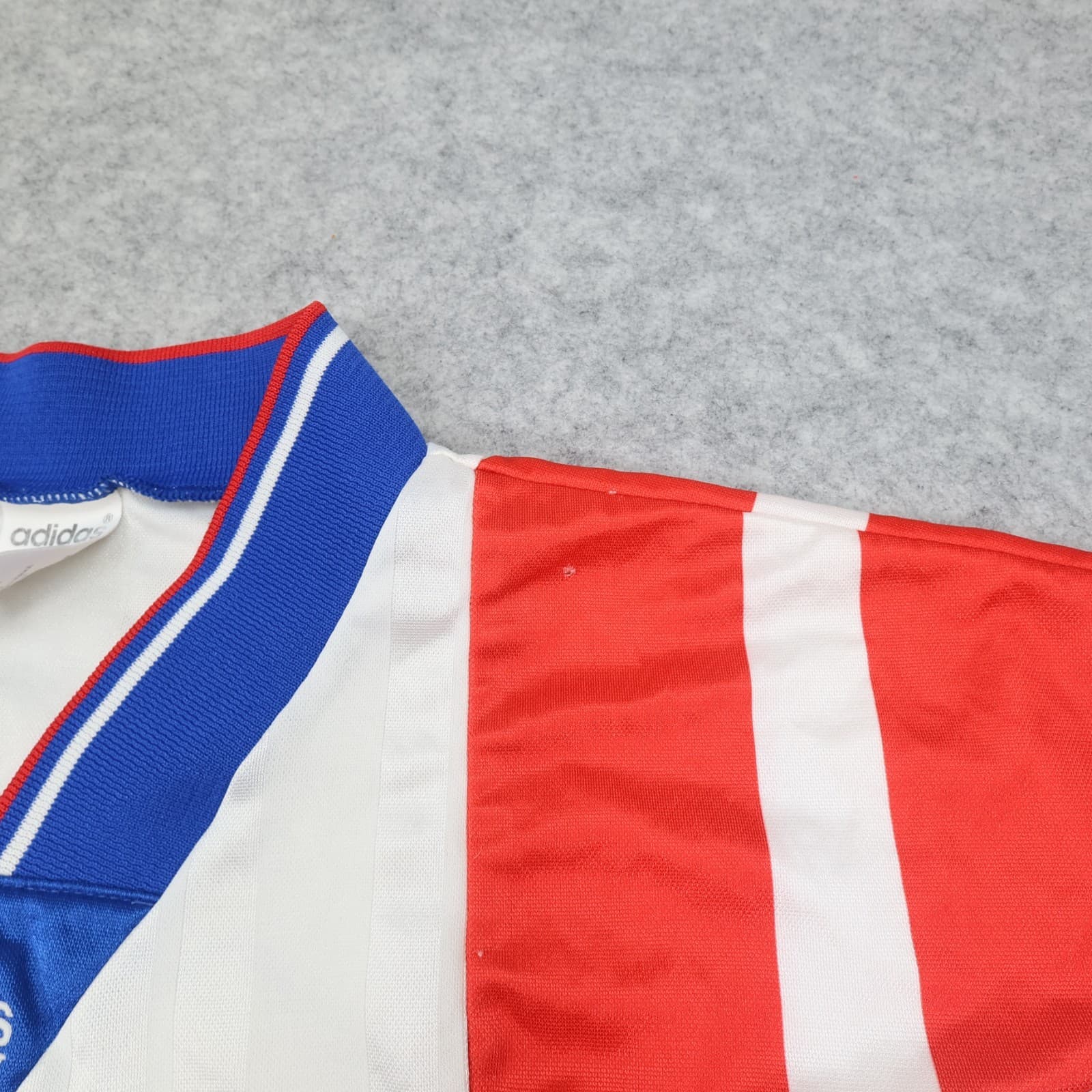 Vintage Rangers Football Shirt Large White Away Kit 1992 1994 Adidas Jersey photo 10