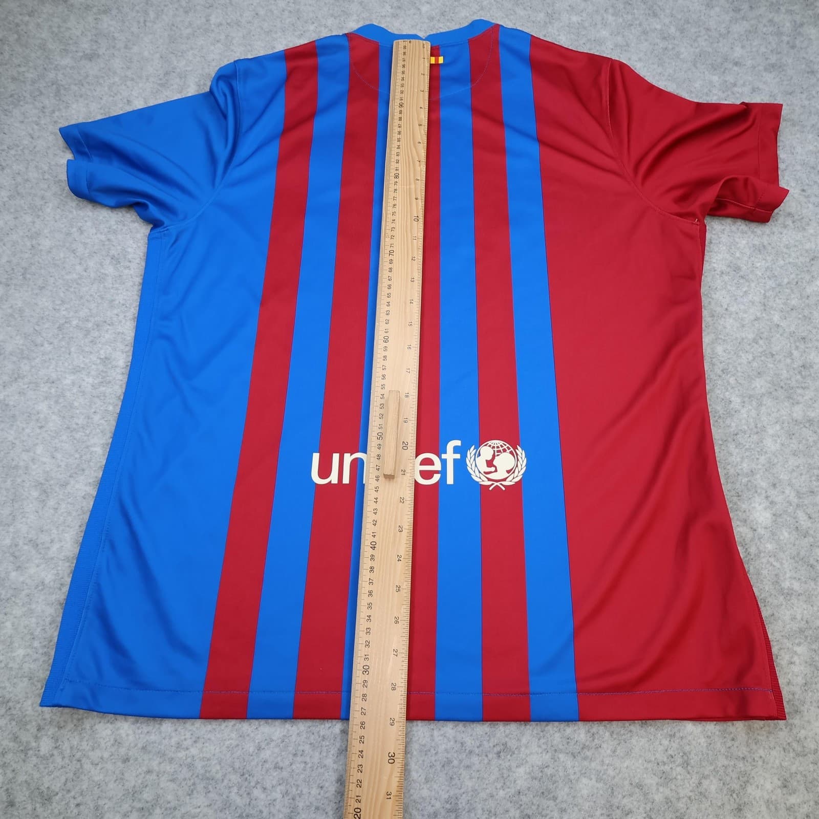 Barcelona Shirt Mens XL Red Blue Home 2021 2022 Football Nike Soccer Jersey photo 12
