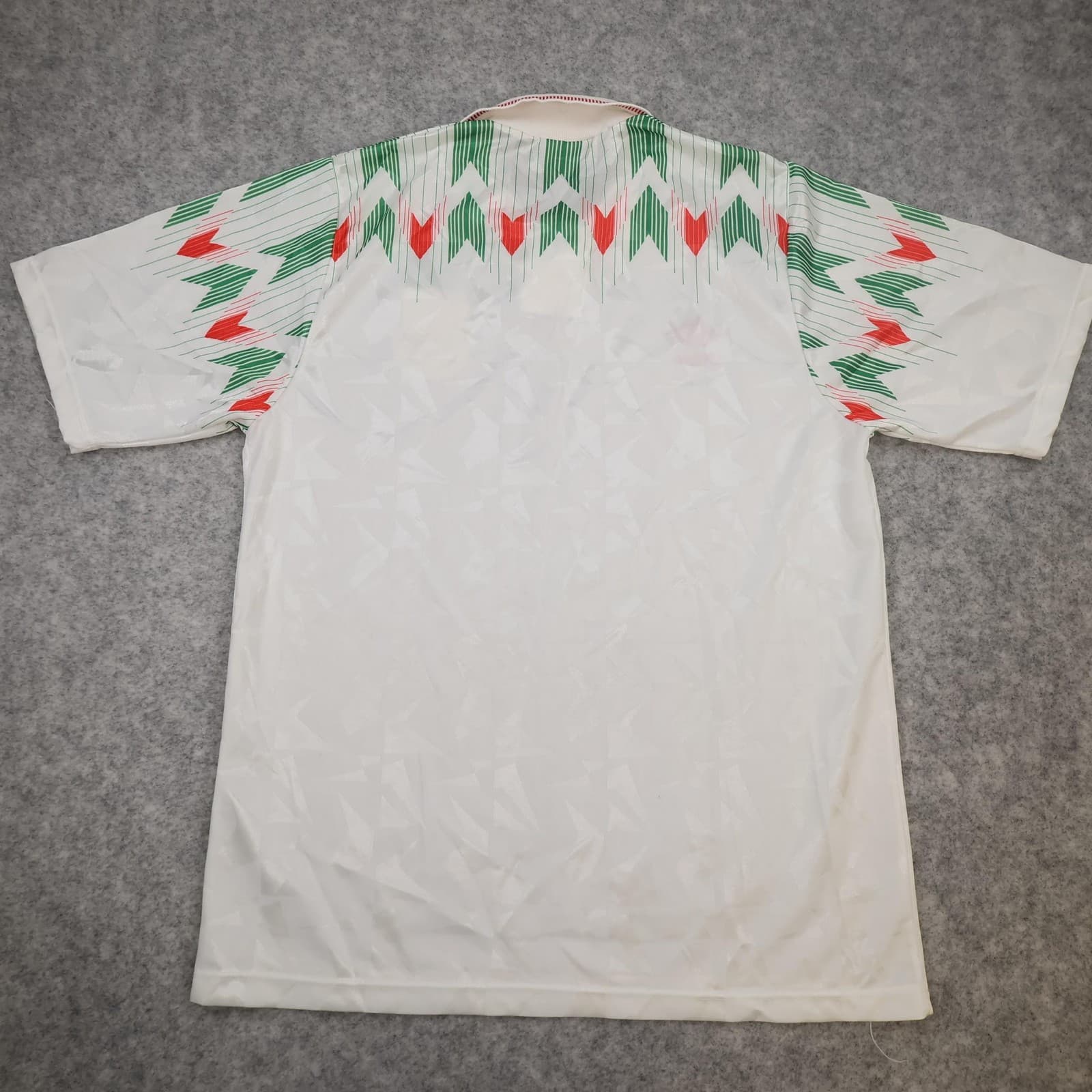 Vintage Wales Away Shirt Mens Medium White 1990 1992 Football Soccer Jersey photo 2