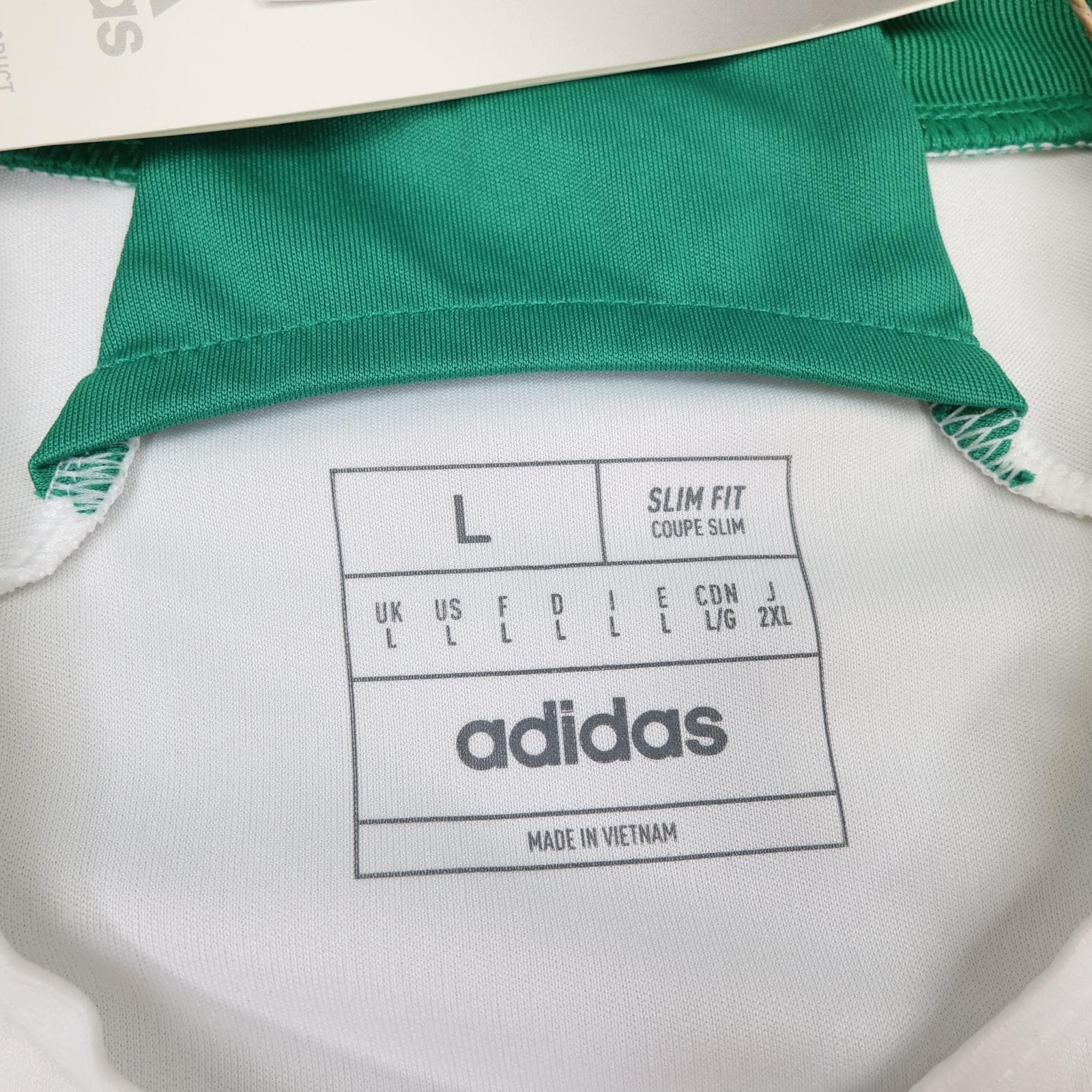 Algeria Home Shirt Mens Large White 2022 2023 Football Adidas AEROREADY Jersey photo 7