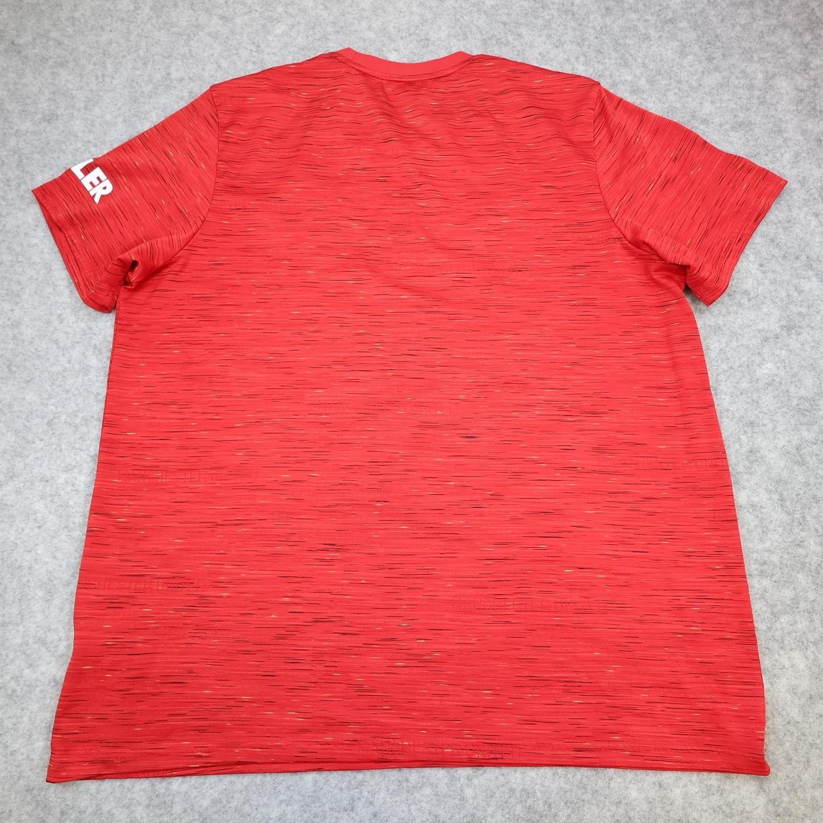 Manchester United Shirt Mens 2XL Red Home 2020 2021 Football Adidas Chevrolet photo 7