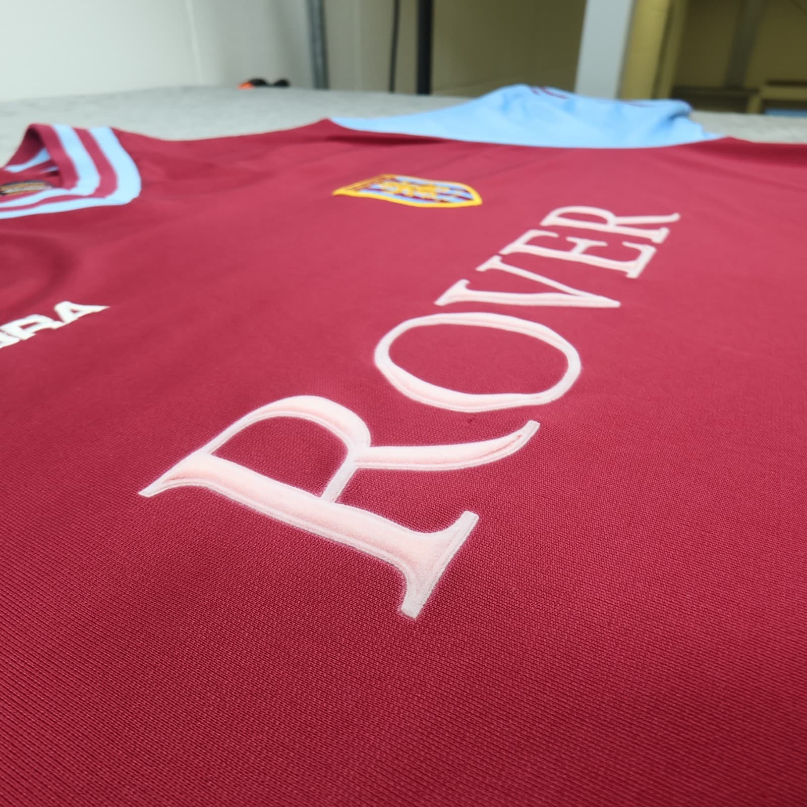 Vintage Aston Villa Shirt 3XL Burgundy Home Kit 2002 2003 Diadora Jersey 50" 52" photo 8