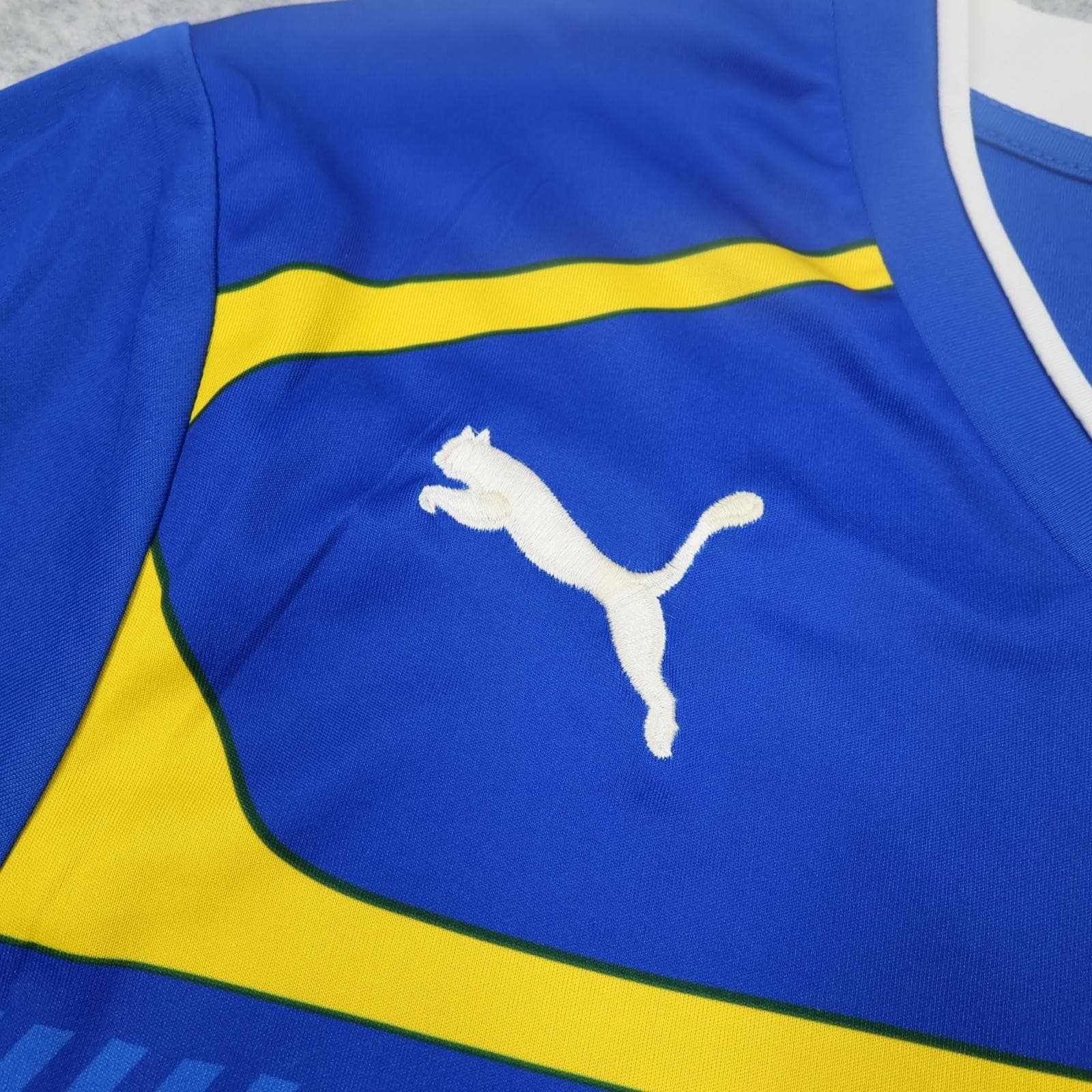 Cardiff City Shirt Mens Large Blue Away 2012 2013 Football Puma Soccer Jersey photo 6